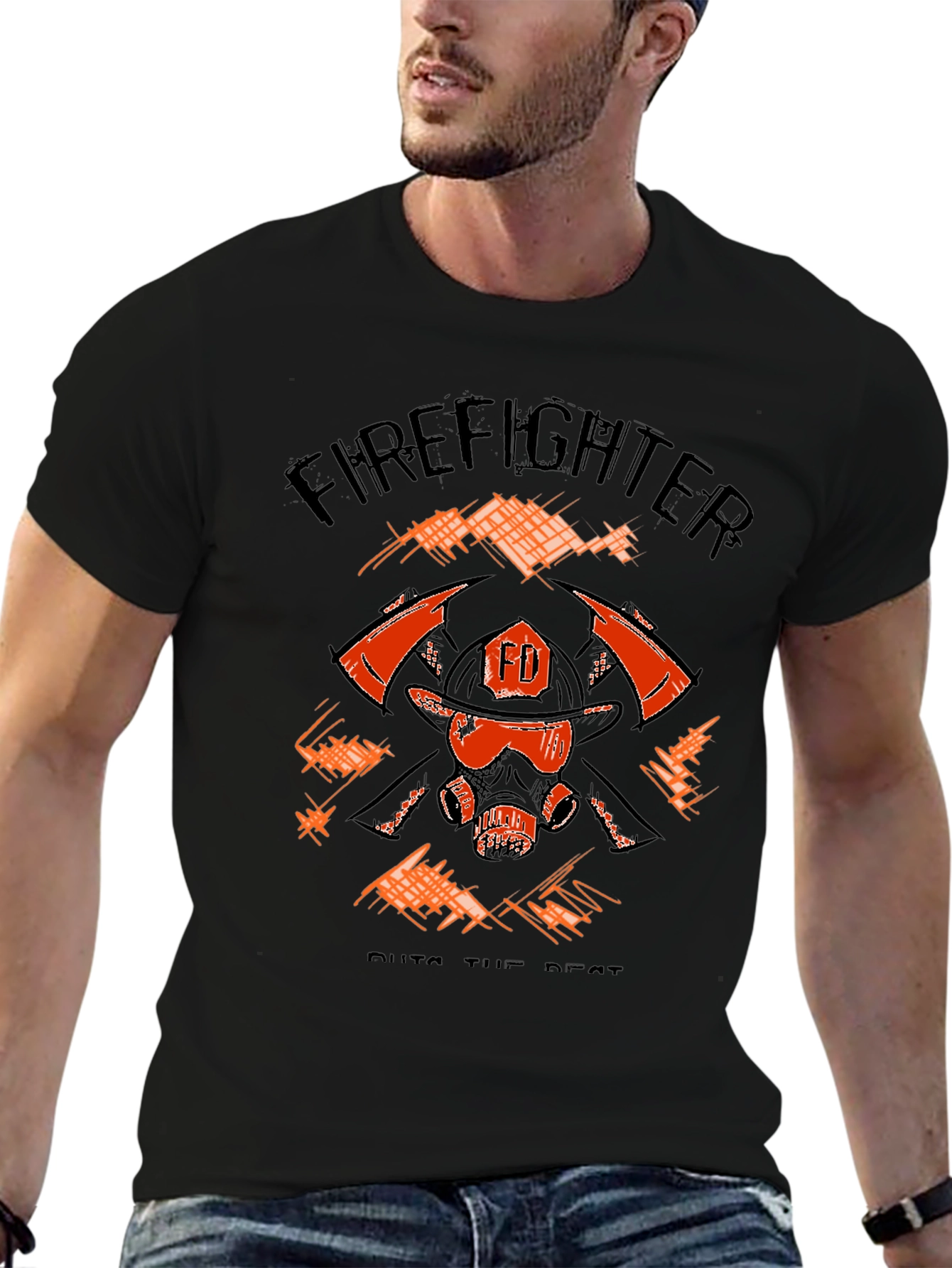 Firefighter Graphic Tee - Puts the Heat