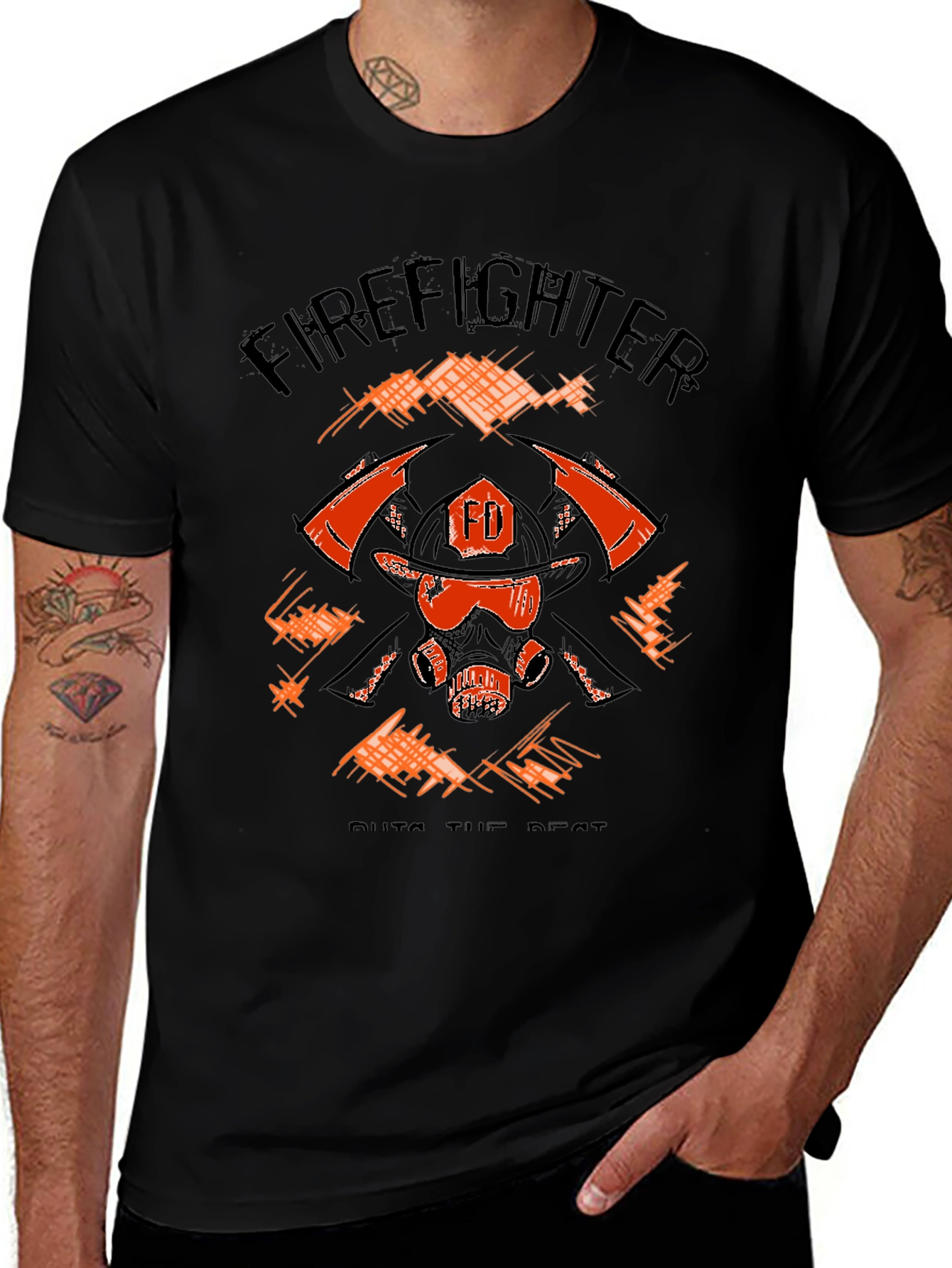 Firefighter Graphic Tee - Puts the Heat