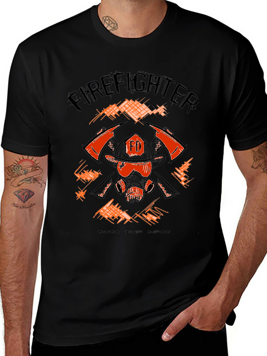 Firefighter Graphic Tee - Puts the Heat