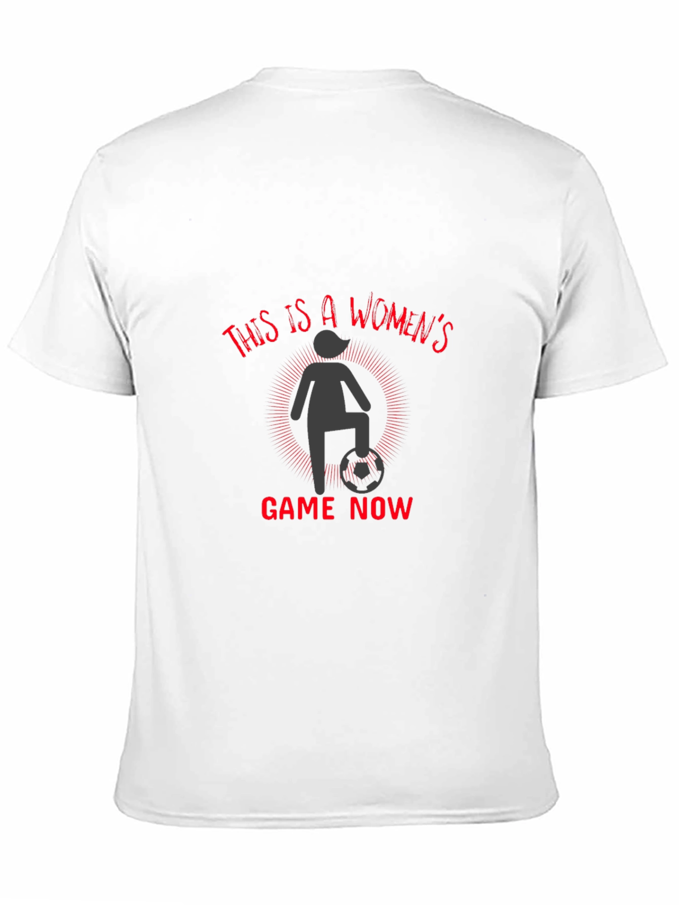 Womens Soccer Tee - Game On!