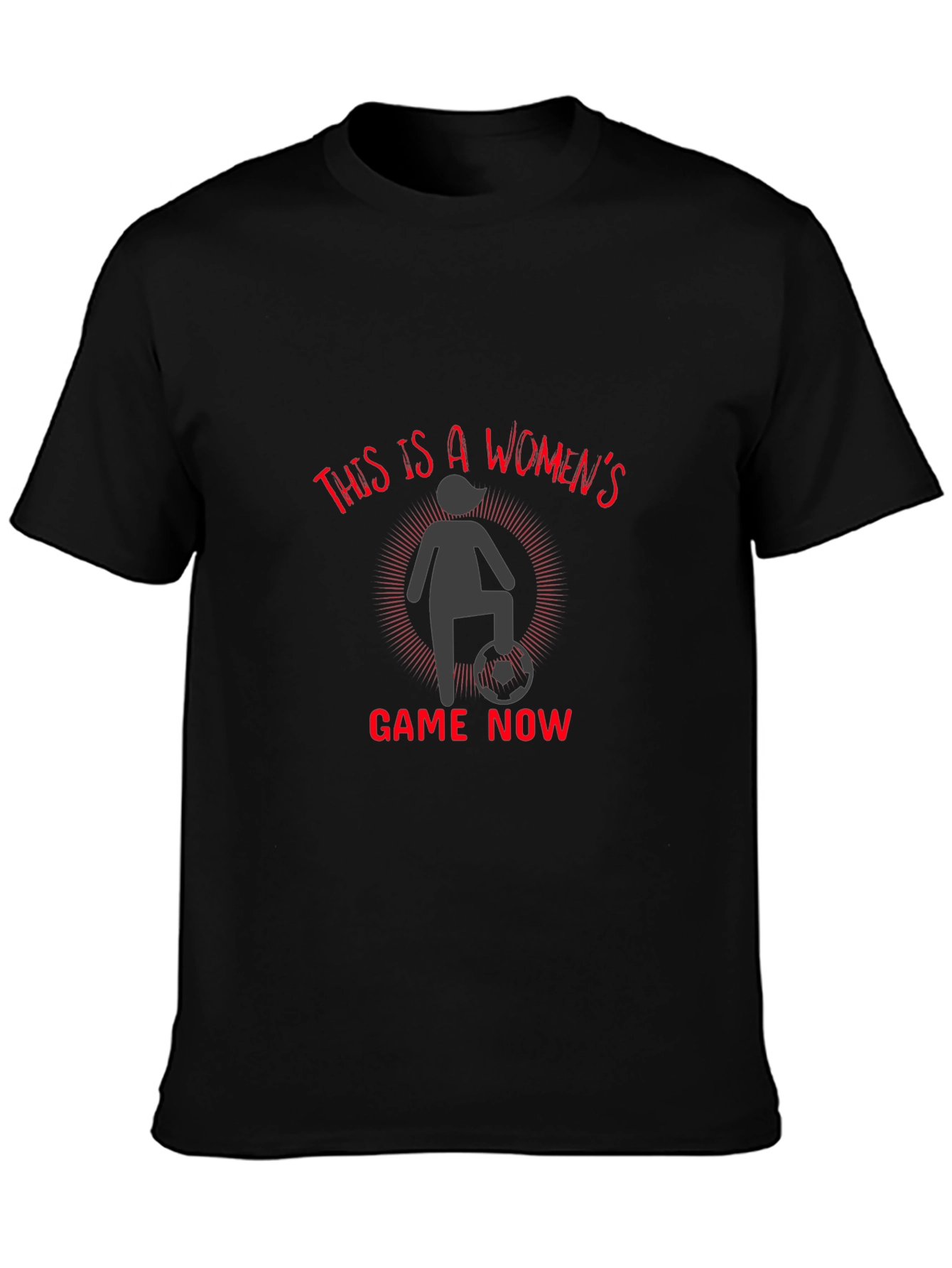 Womens Soccer Tee - Game On!