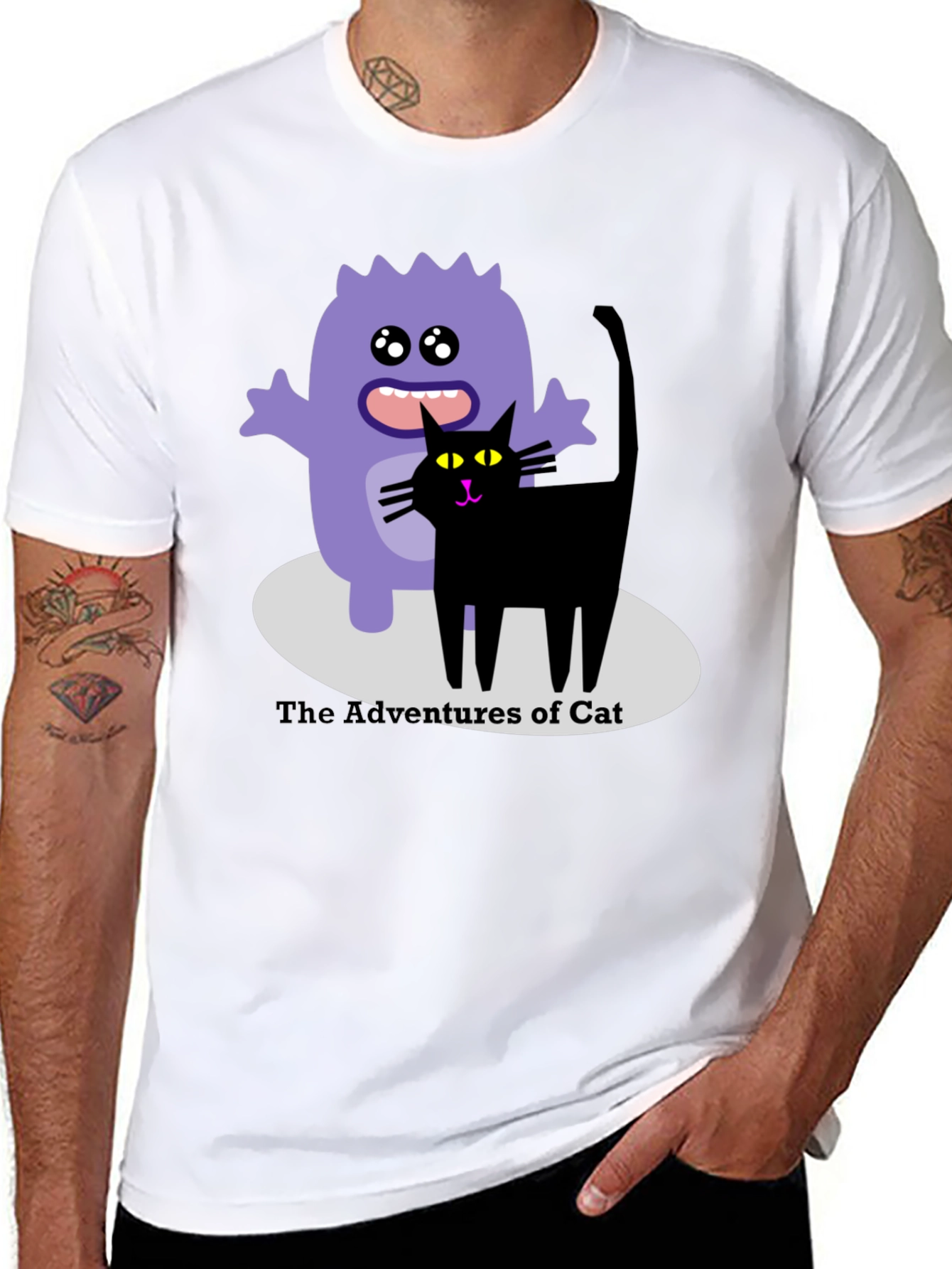 The Adventures of Cat Graphic T-Shirt