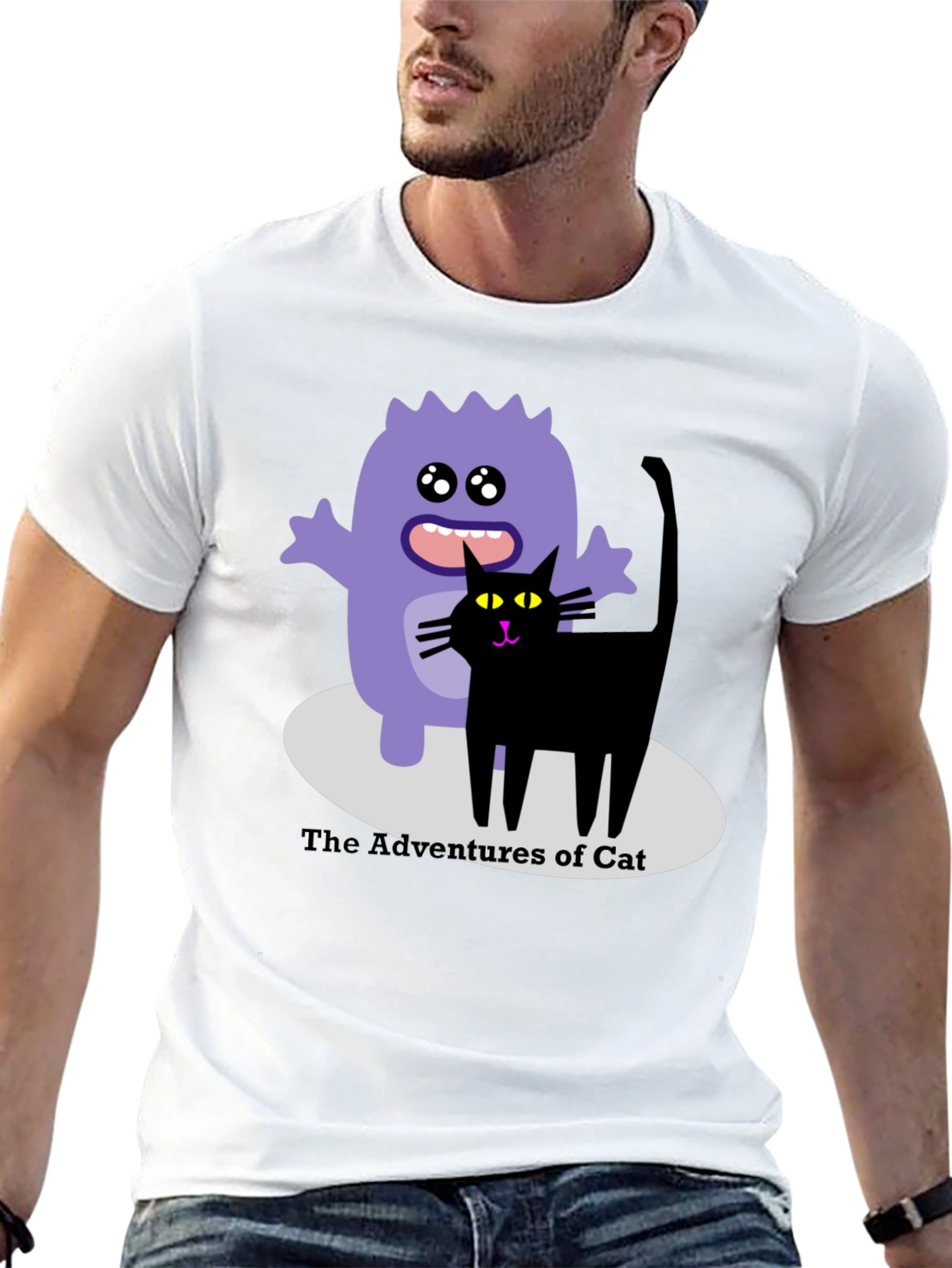 The Adventures of Cat Graphic T-Shirt