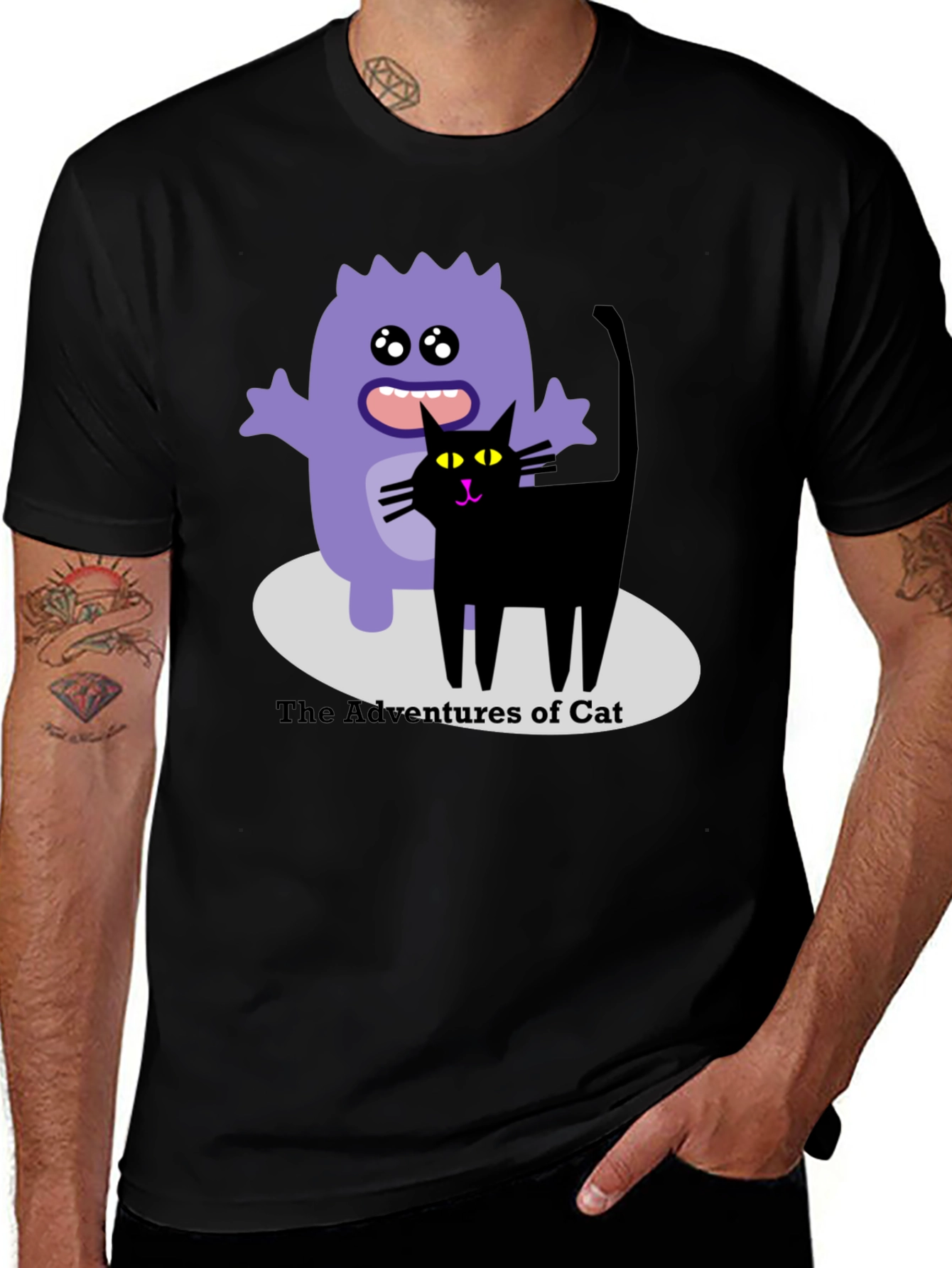 The Adventures of Cat Graphic T-Shirt