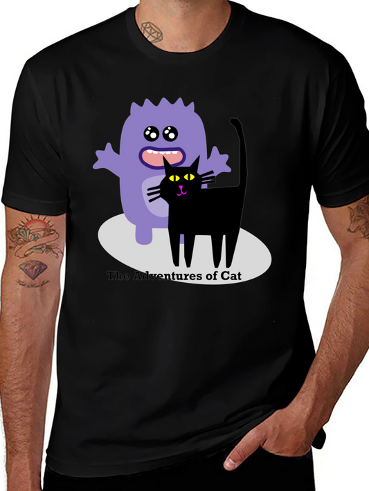 The Adventures of Cat Graphic T-Shirt