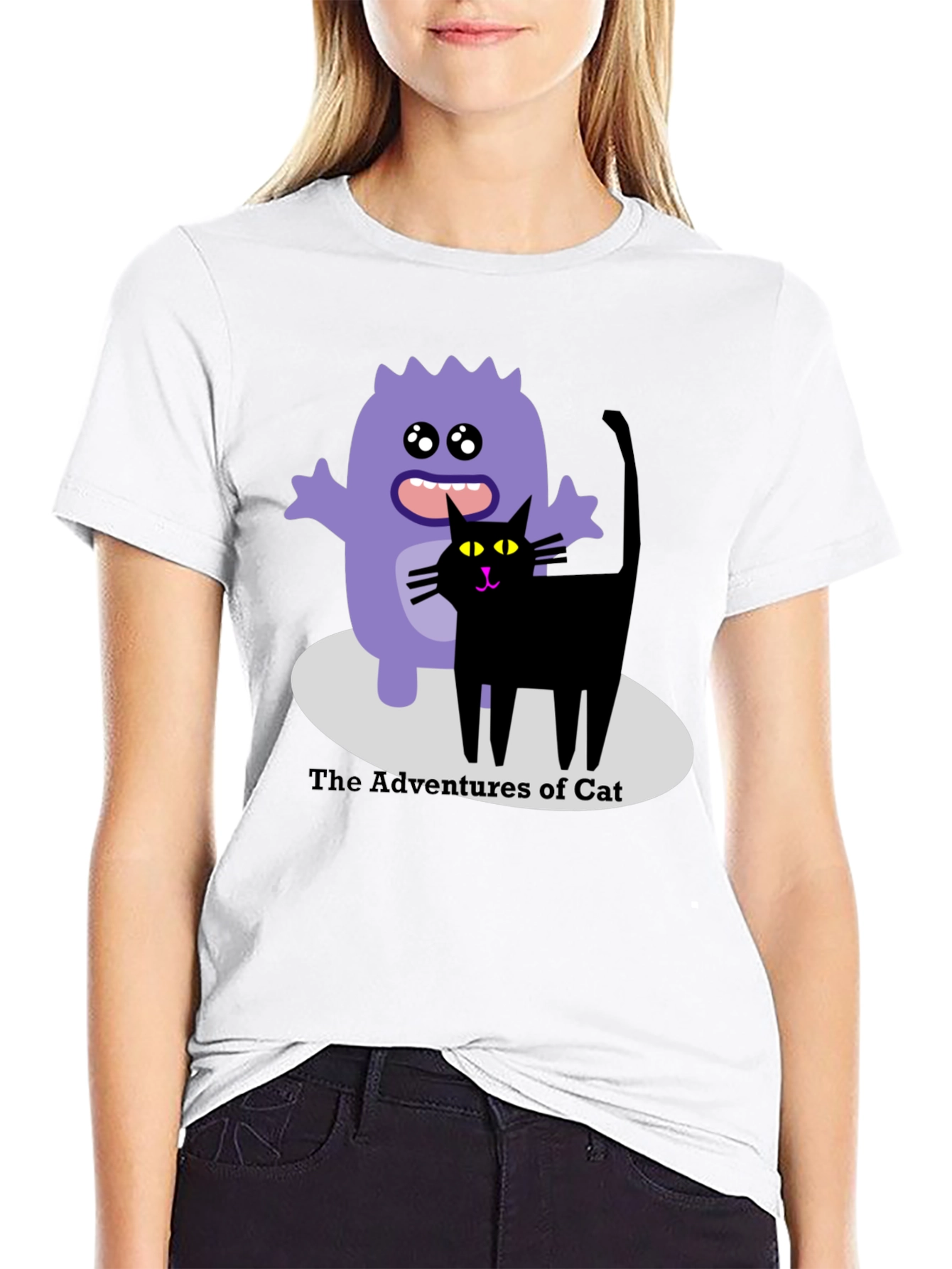 The Adventures of Cat Graphic T-Shirt