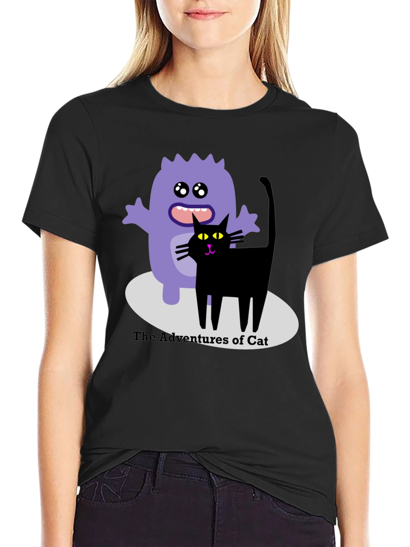 The Adventures of Cat Graphic T-Shirt