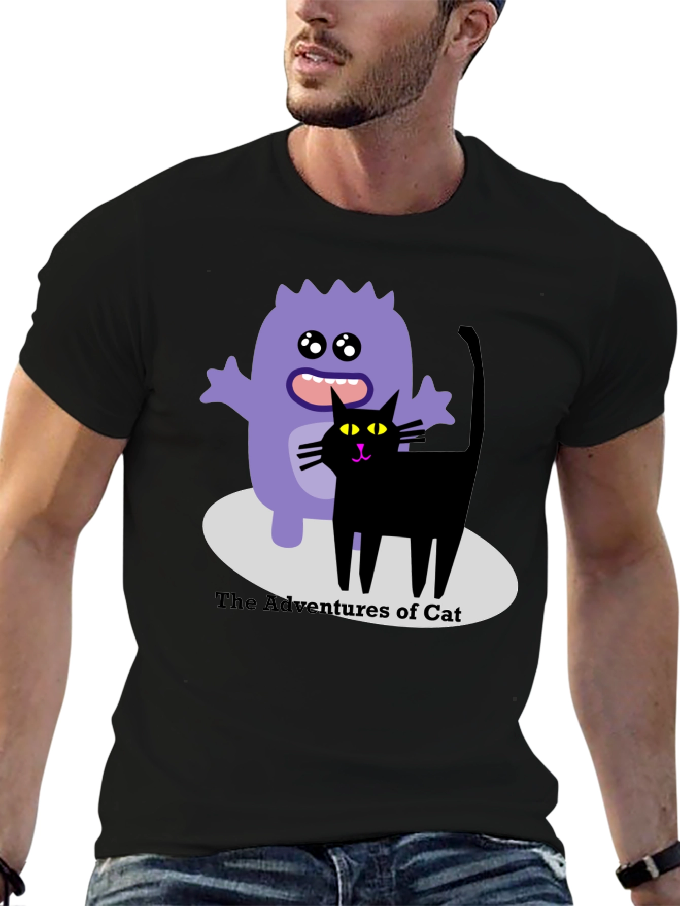 The Adventures of Cat Graphic T-Shirt