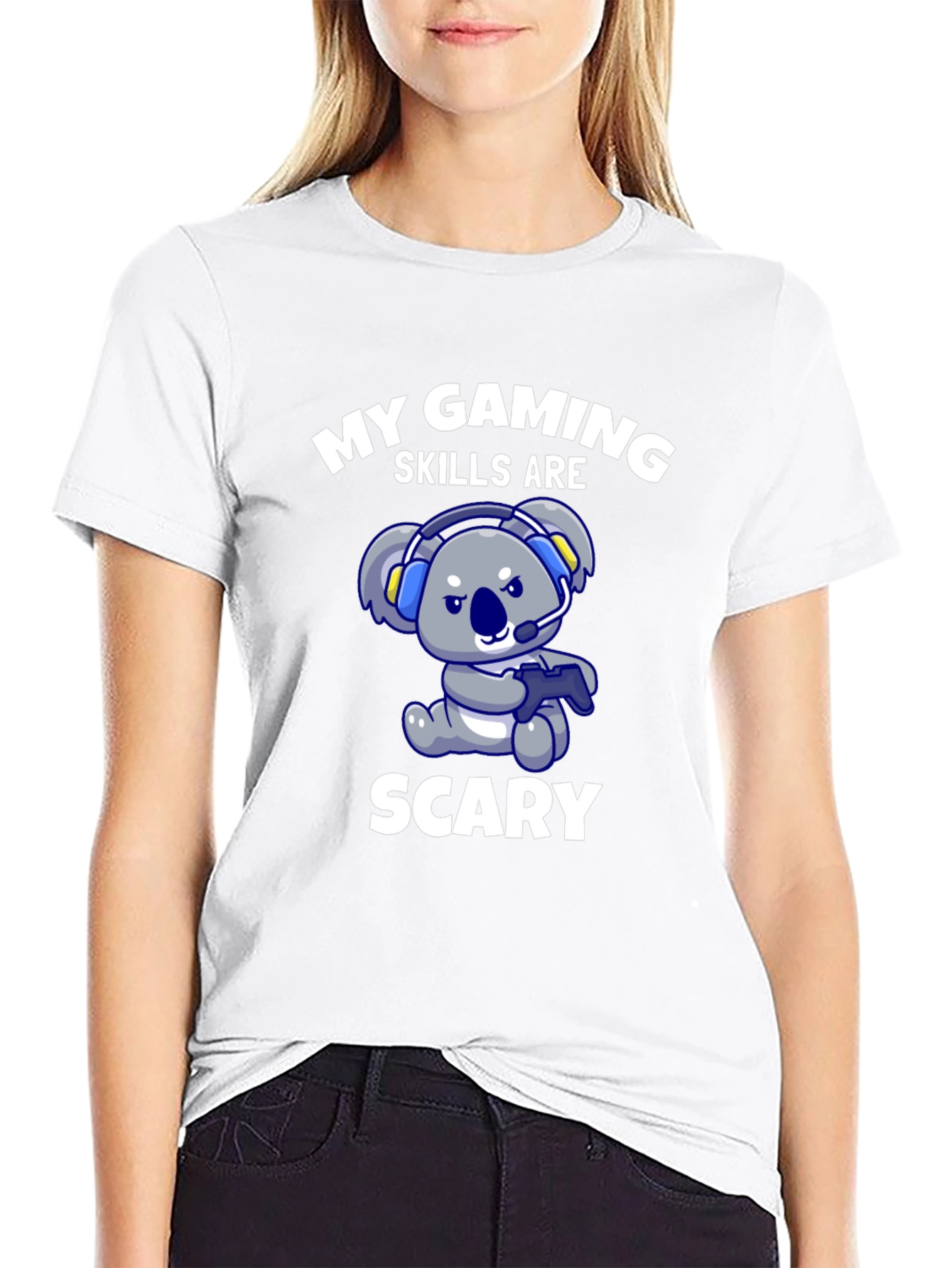 Gaming Skills Scary Koala T-Shirt