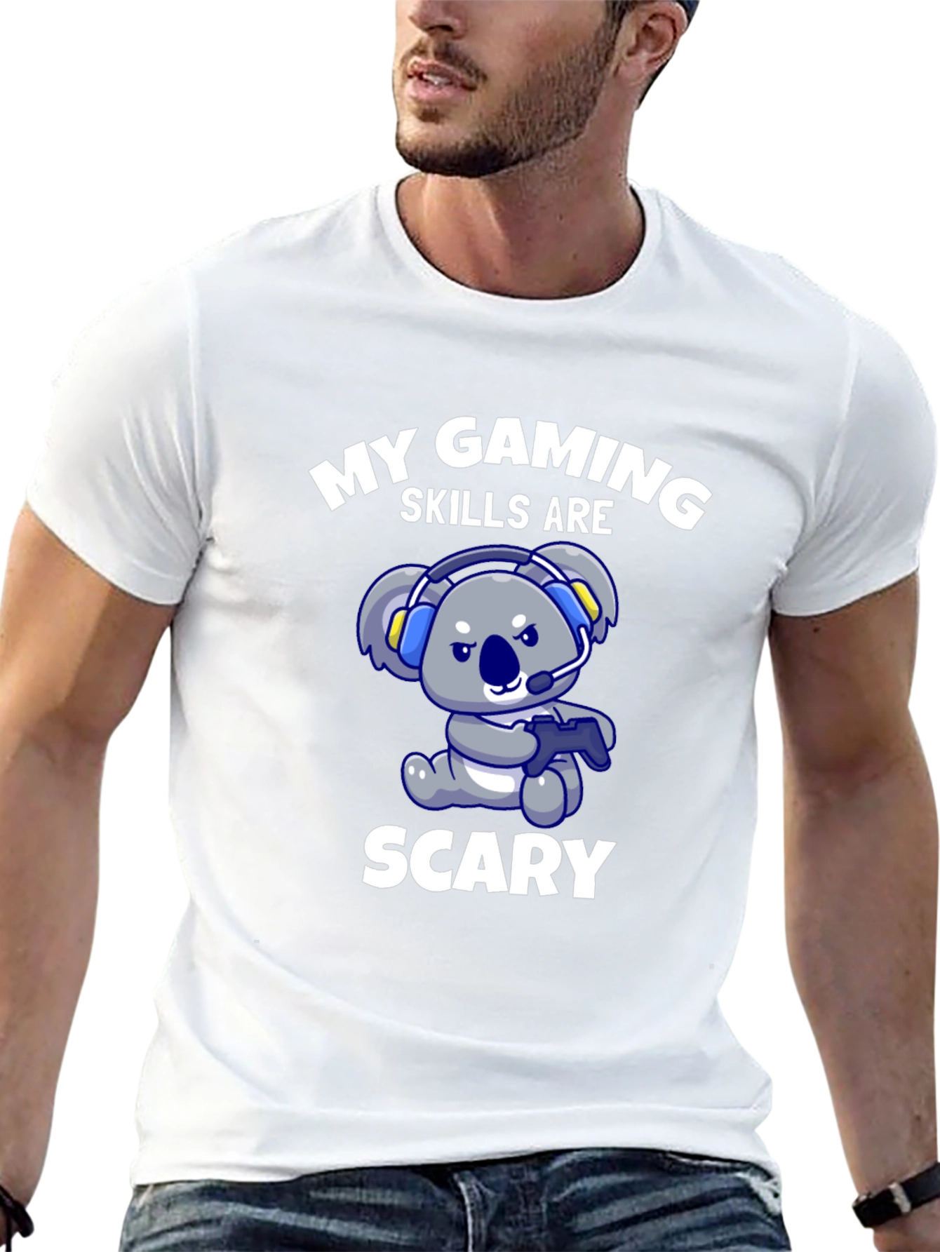 Gaming Skills Scary Koala T-Shirt
