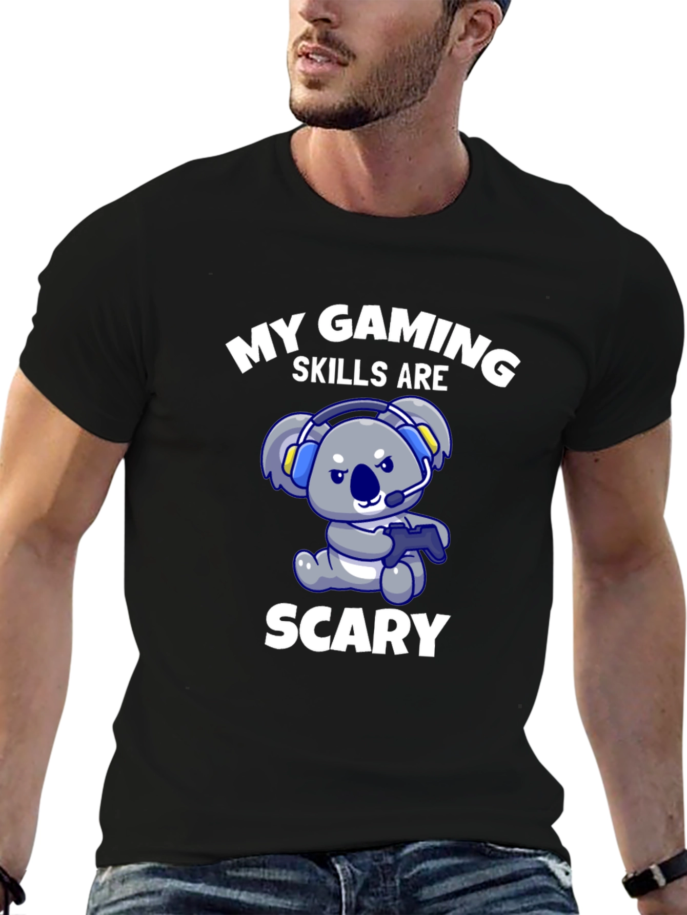 Gaming Skills Scary Koala T-Shirt