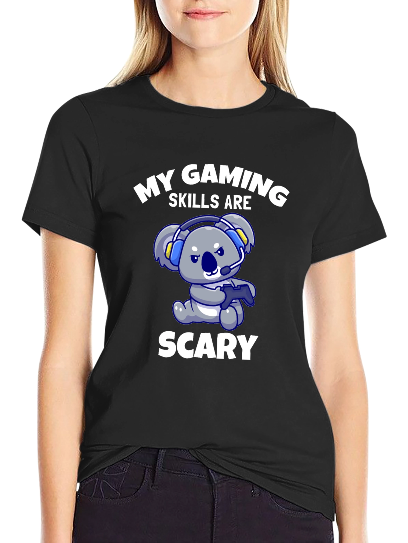 Gaming Skills Scary Koala T-Shirt