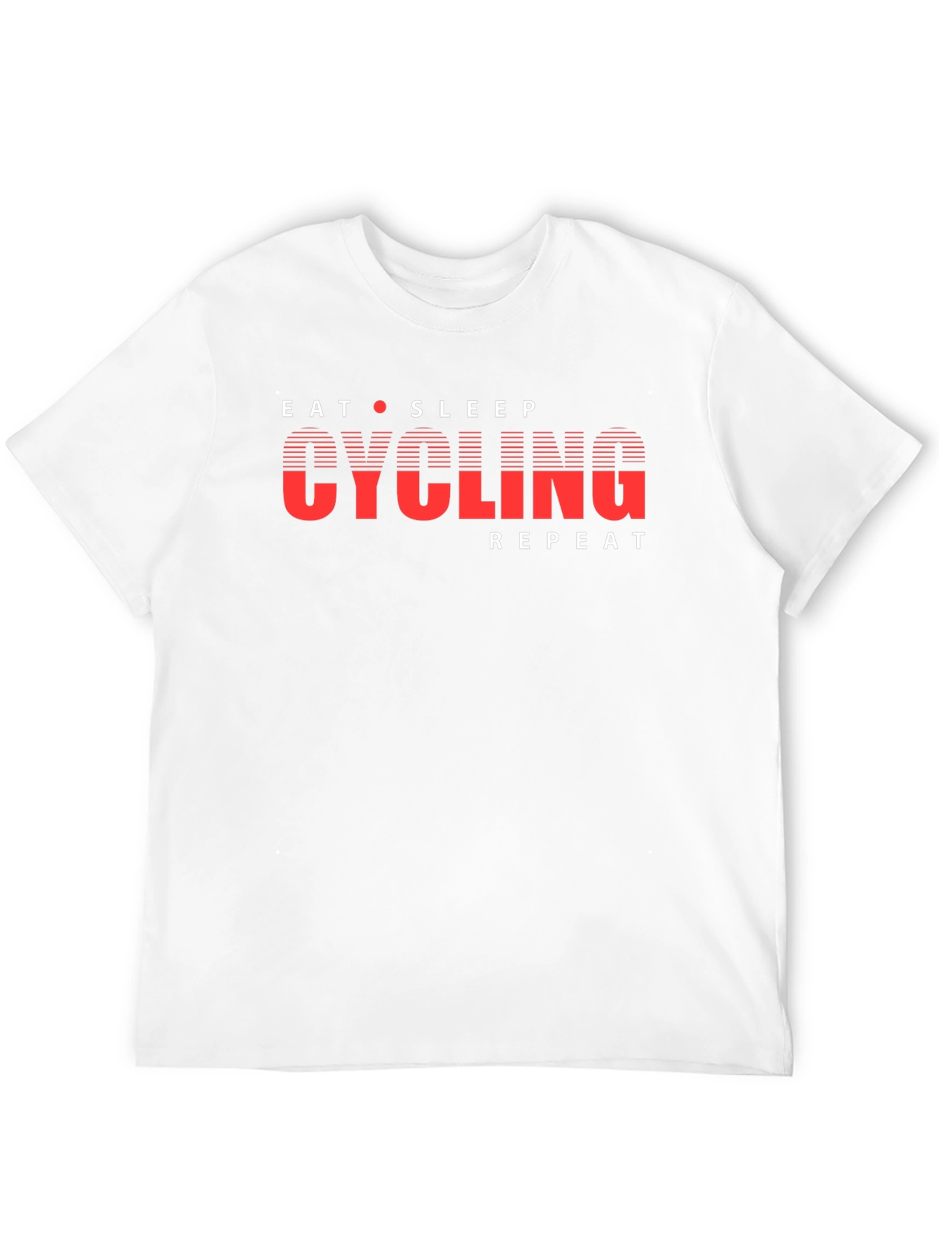 Eat Sleep Cycling Repeat Graphic T-Shirt