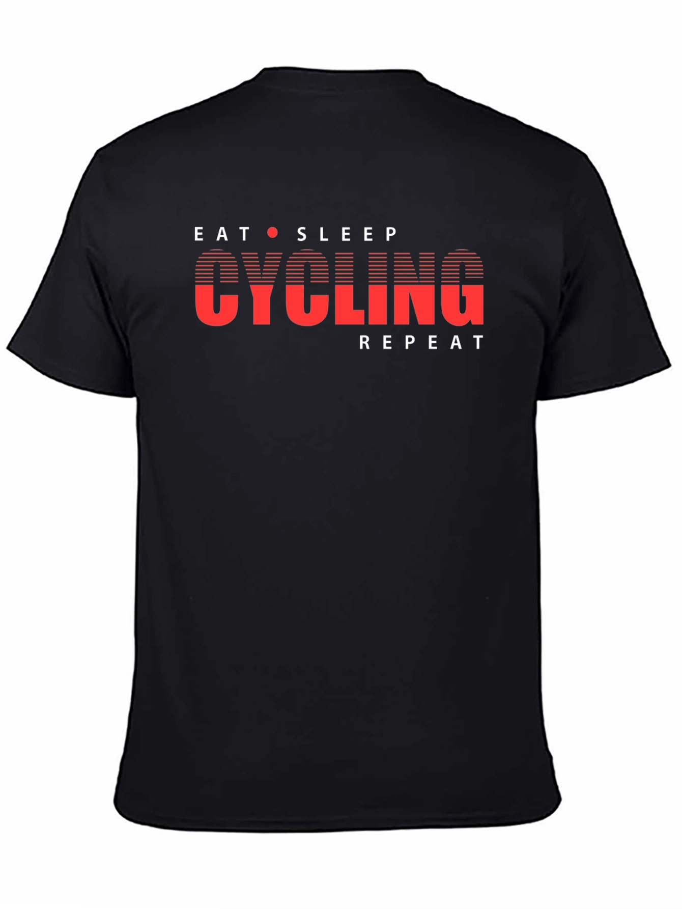 Eat Sleep Cycling Repeat Graphic T-Shirt
