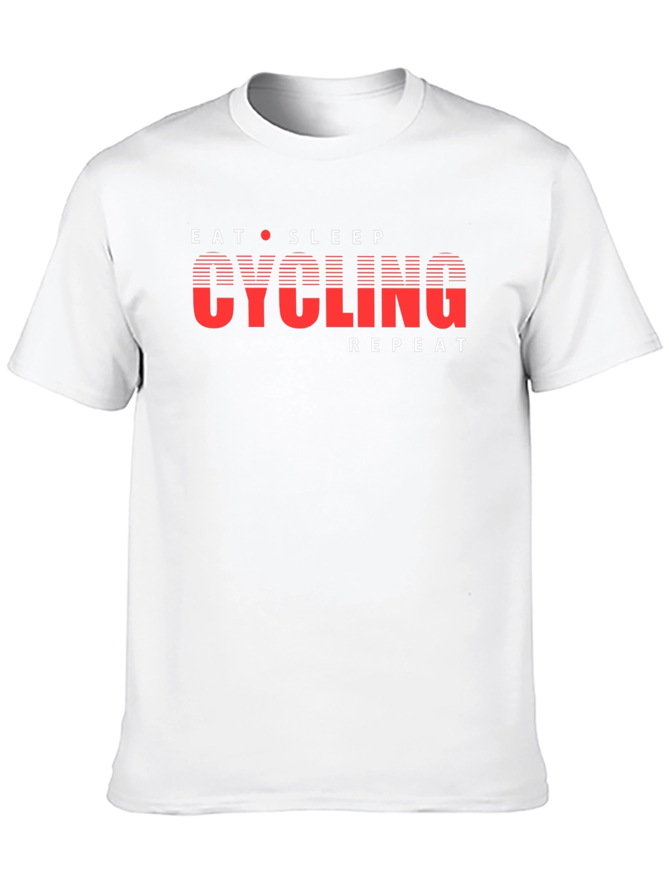 Eat Sleep Cycling Repeat Graphic T-Shirt