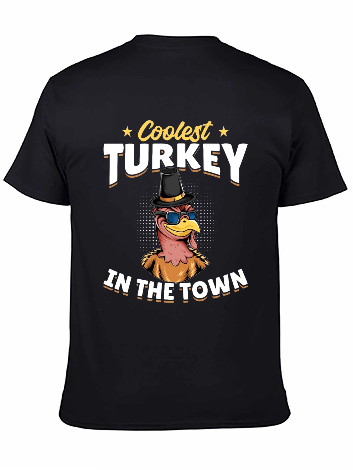Coolest Turkey in Town Graphic T-Shirt