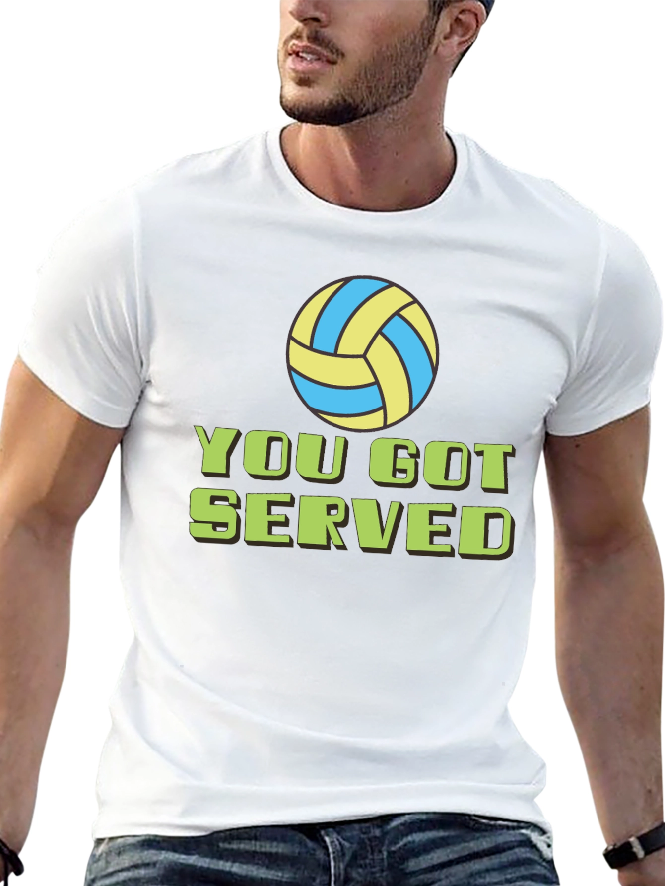 You Got Served Volleyball Graphic Tee