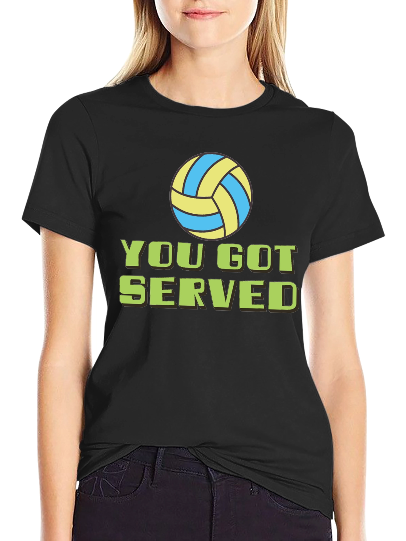 You Got Served Volleyball Graphic Tee