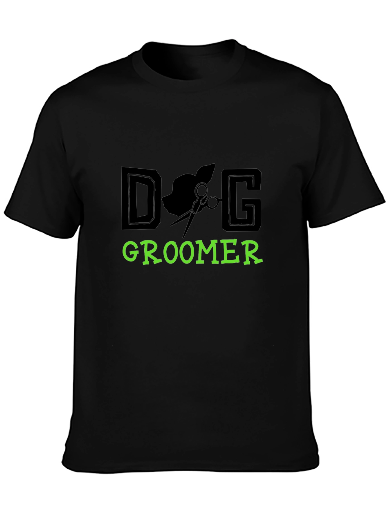 Dog Groomer Graphic Tee - Unisex Black T-Shirt