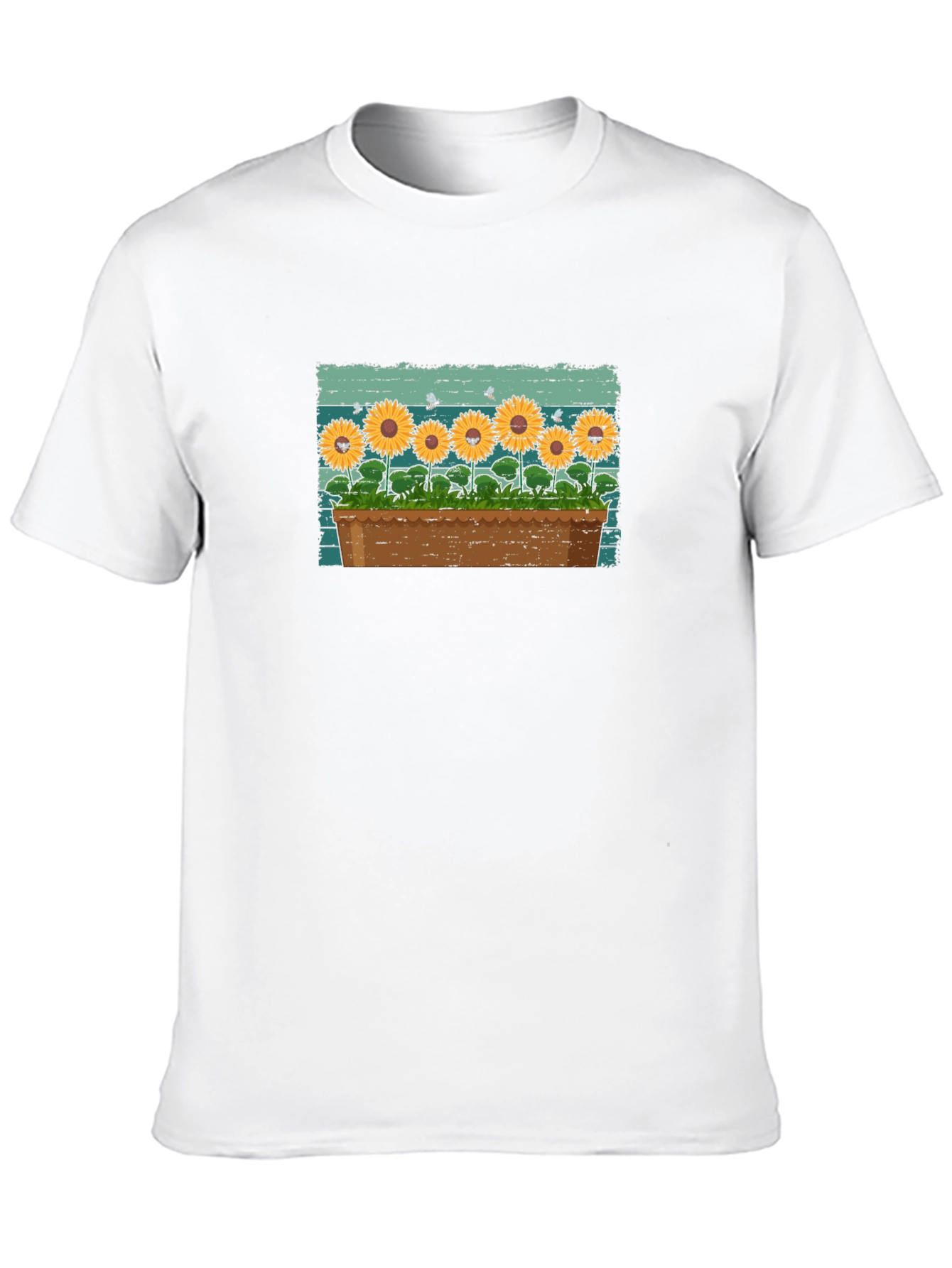 Sunflower Pot Graphic Tee