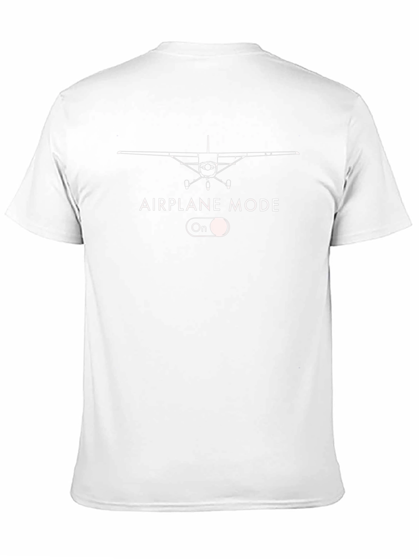 Airplane Mode On Black Graphic Tee