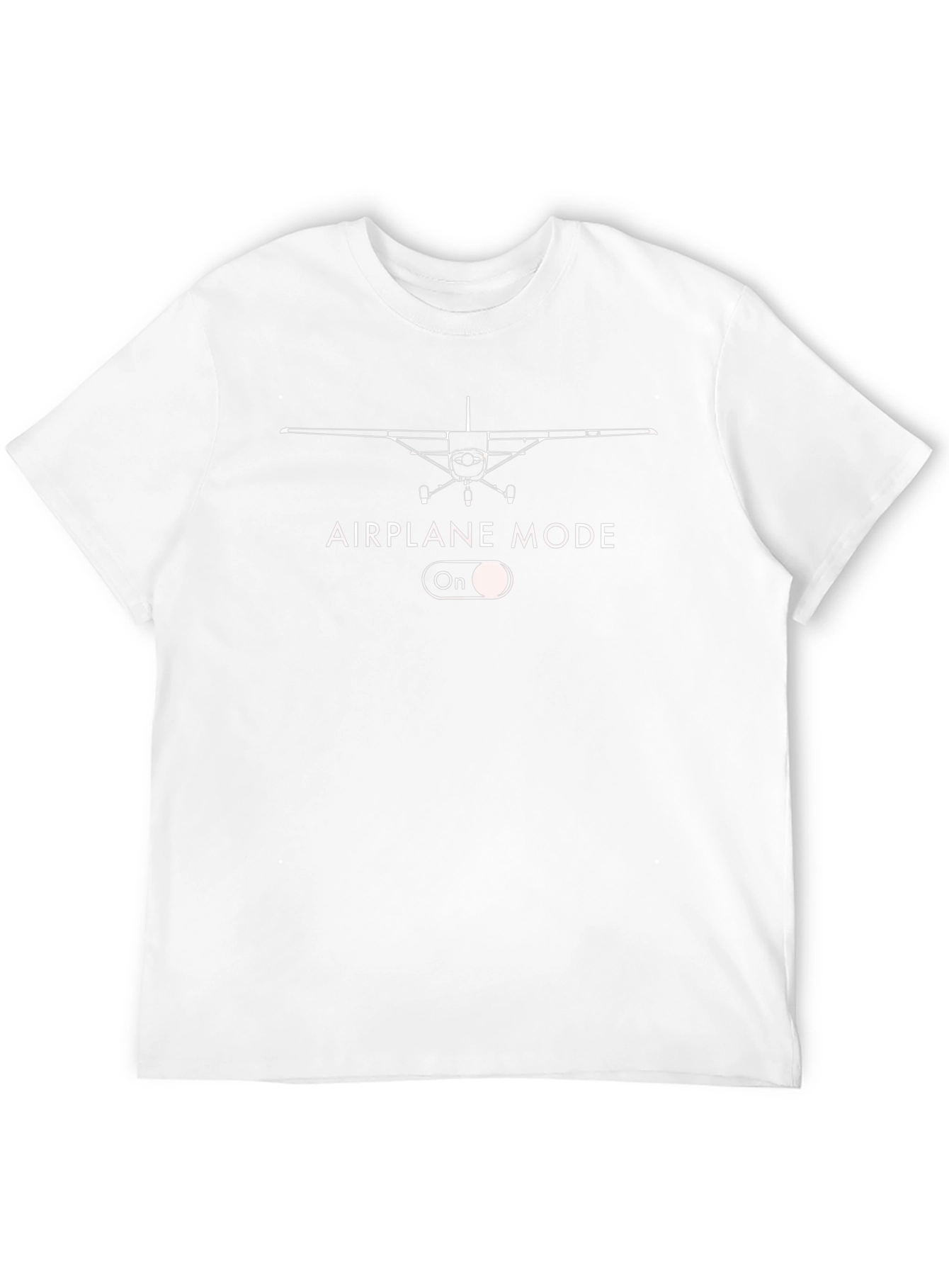 Airplane Mode On Black Graphic Tee