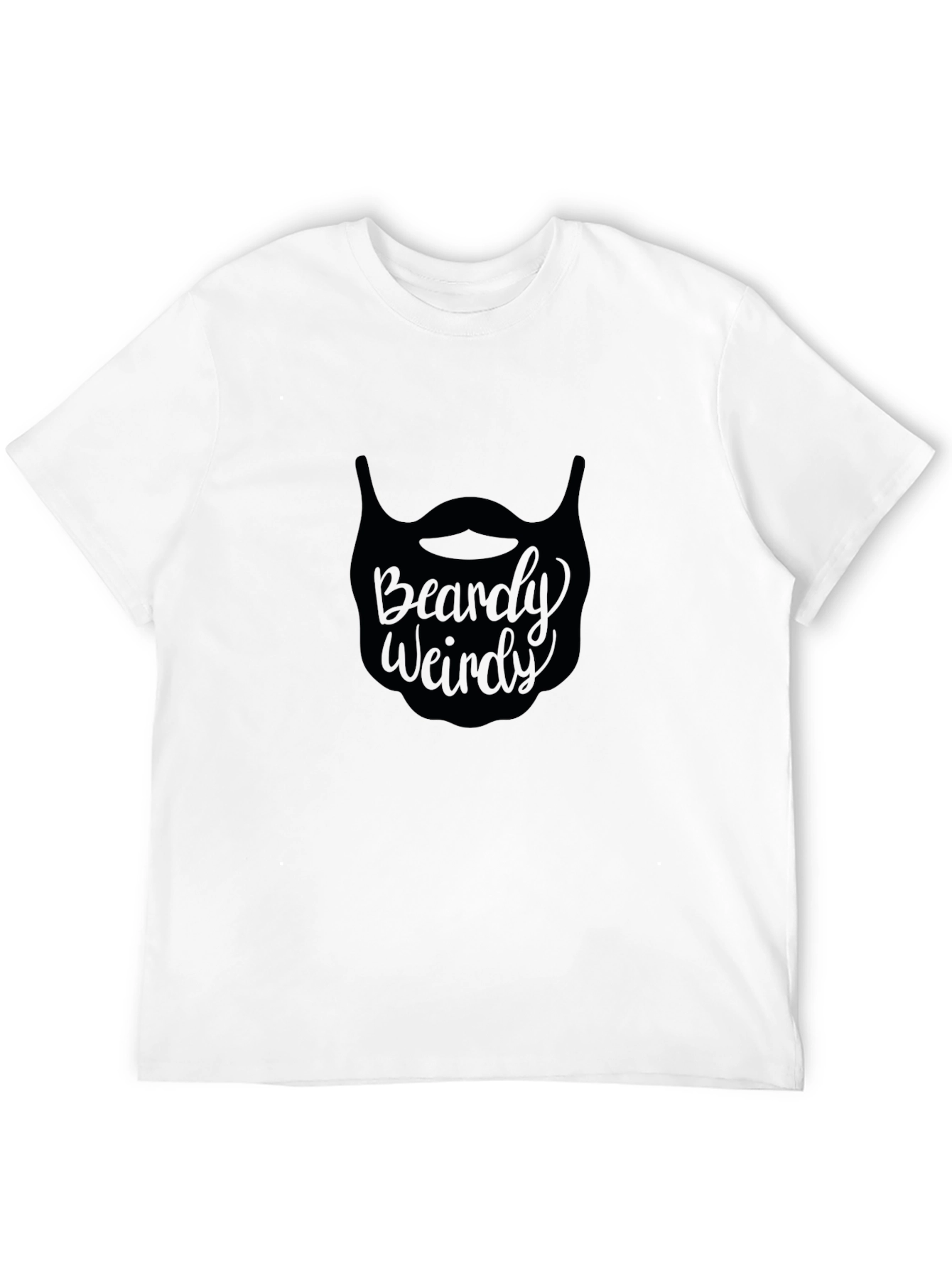 Beardy Weirdy Black Graphic Tee - Mens