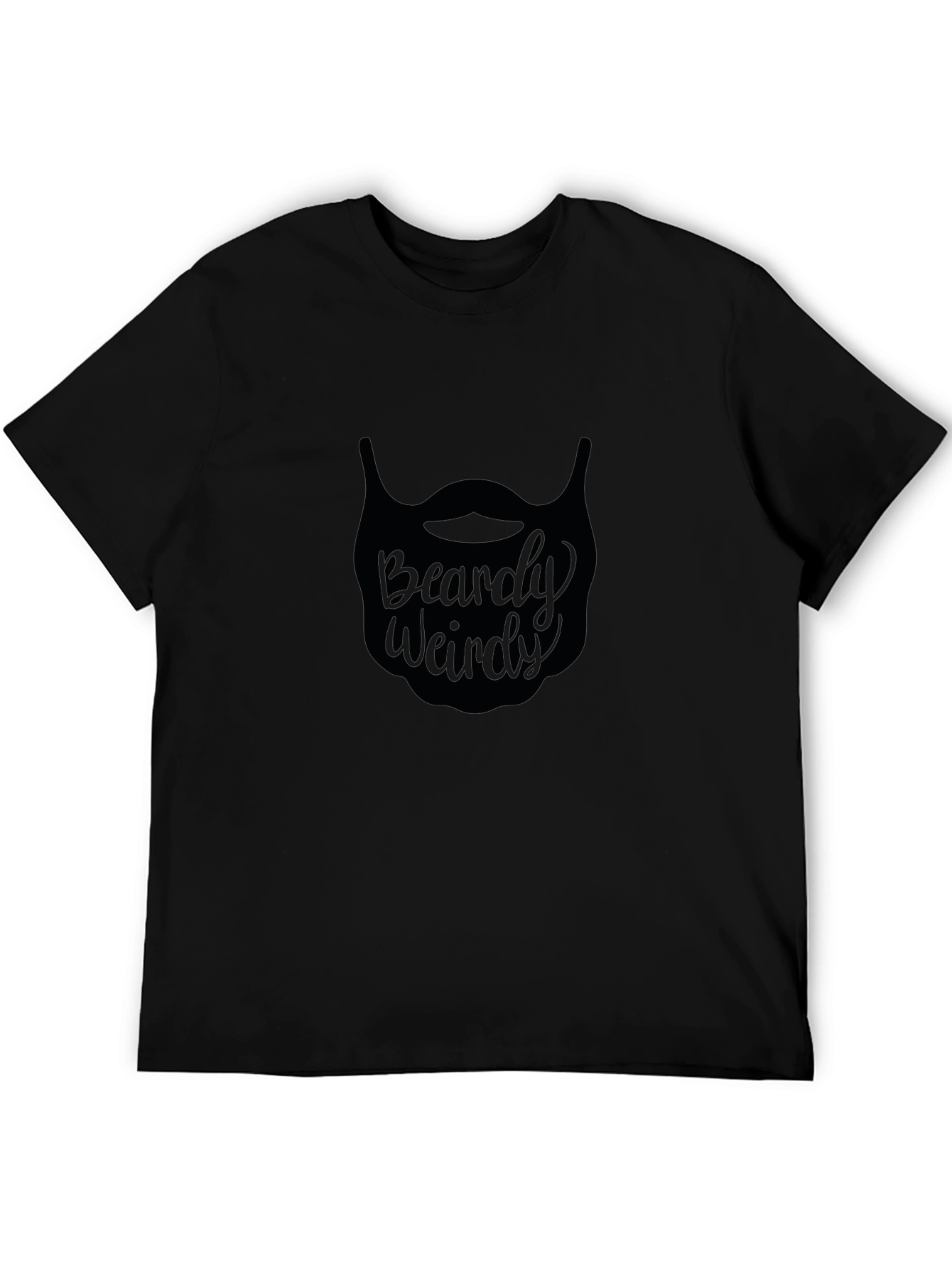 Beardy Weirdy Black Graphic Tee - Mens