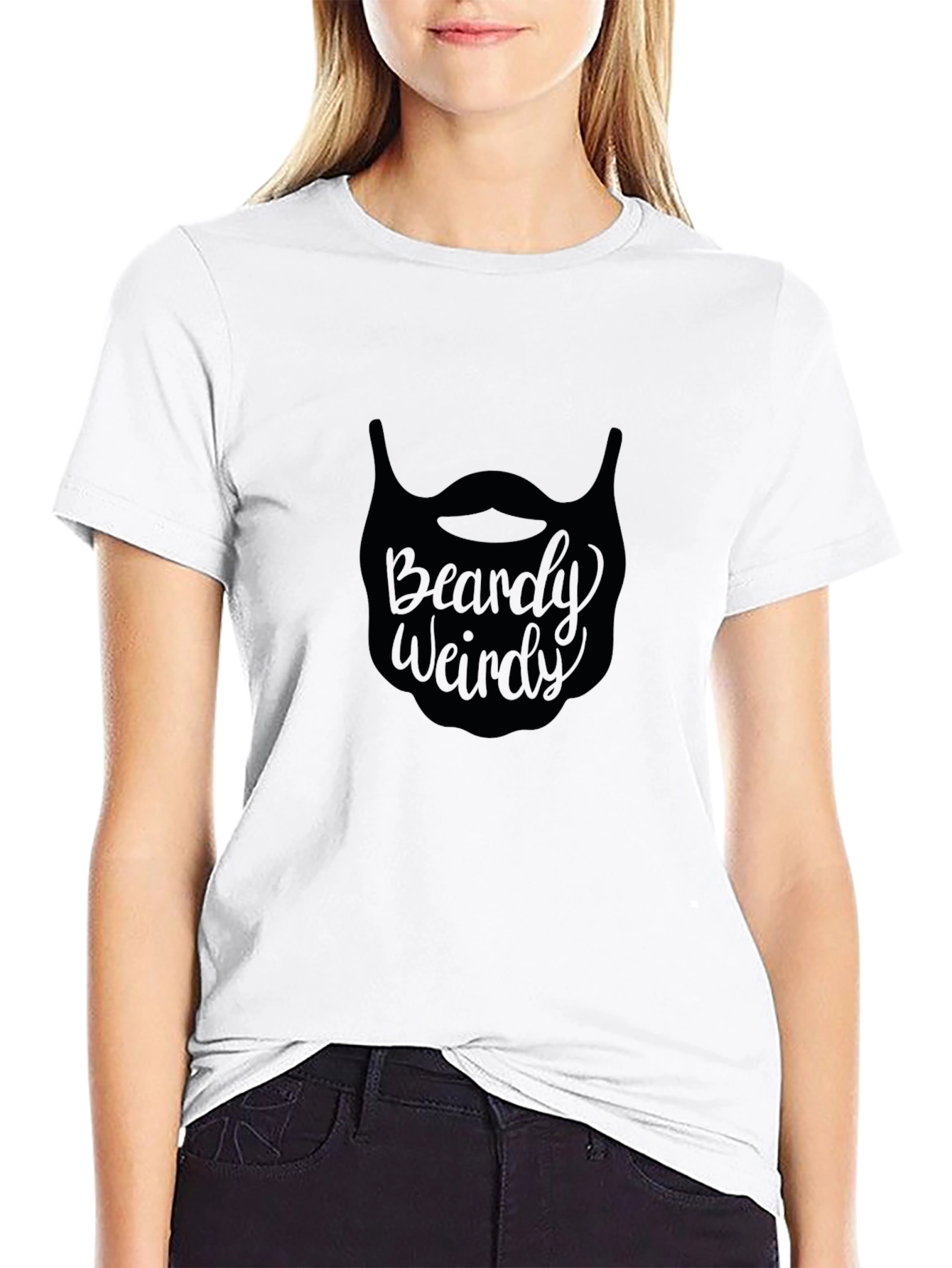 Beardy Weirdy Black Graphic Tee - Mens