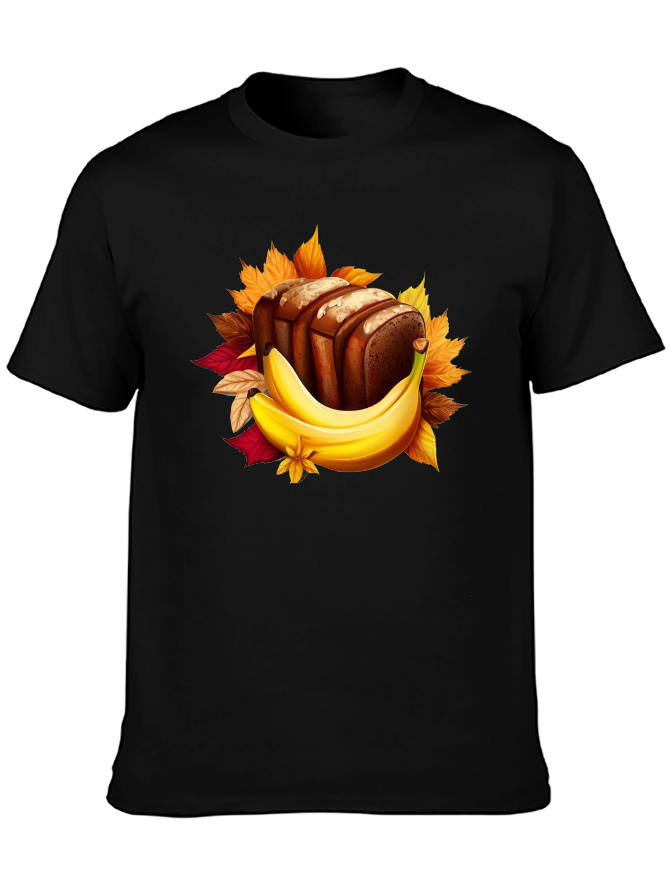 Banana Bread Graphic Tee - Foodie T-Shirt