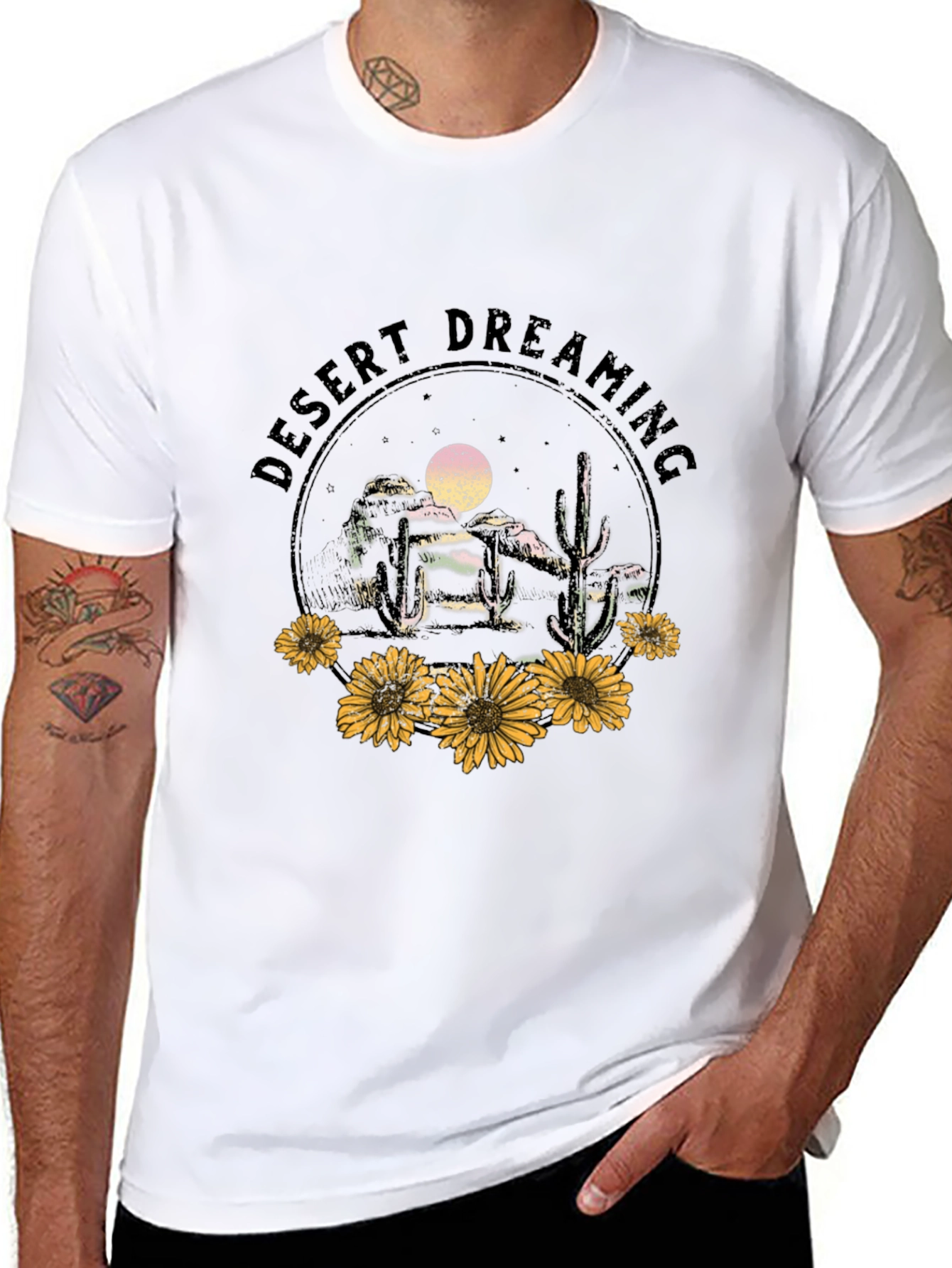 Desert Dreaming Graphic Tee - Black