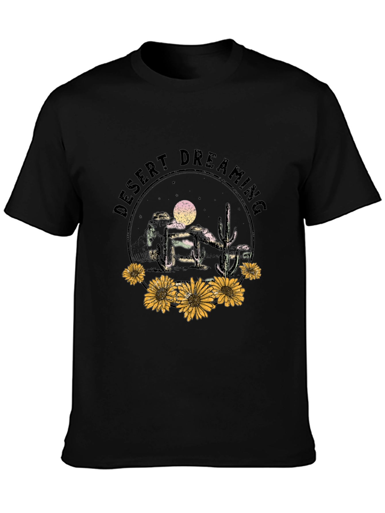 Desert Dreaming Graphic Tee - Black
