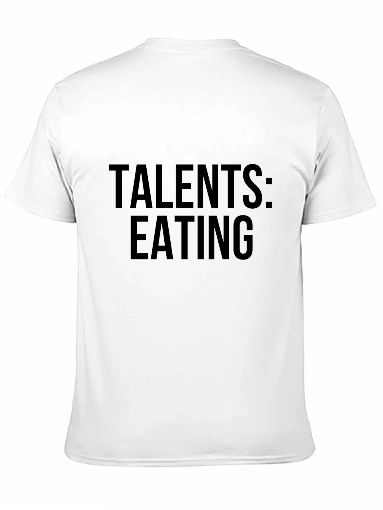 Talents Eating Black T-Shirt - Funny Foodie Tee