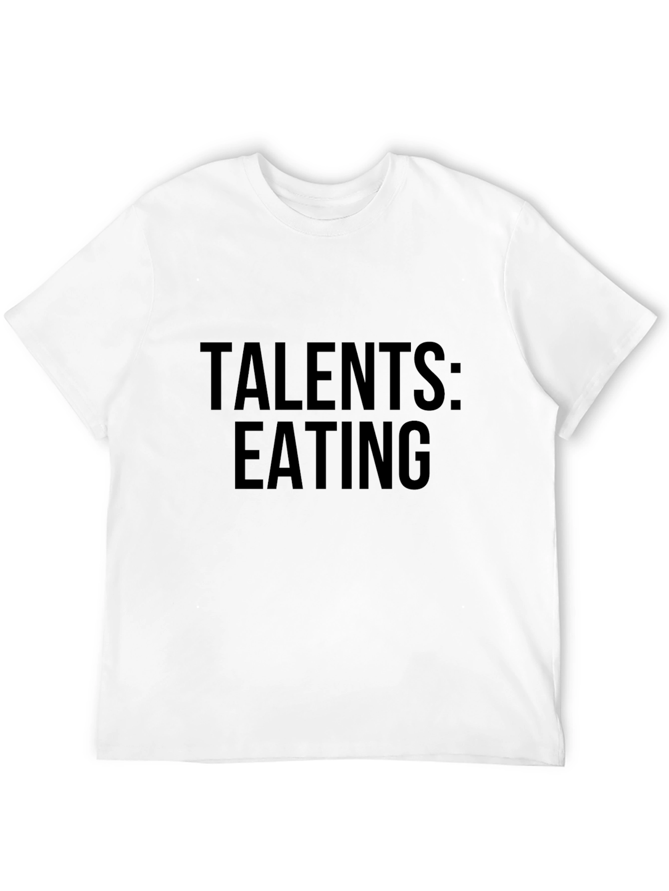 Talents Eating Black T-Shirt - Funny Foodie Tee