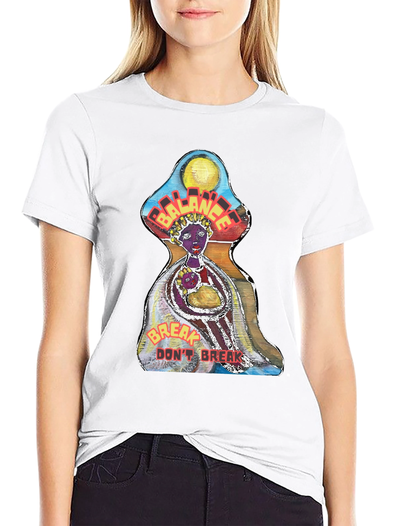 Balance Graphic Print Tee