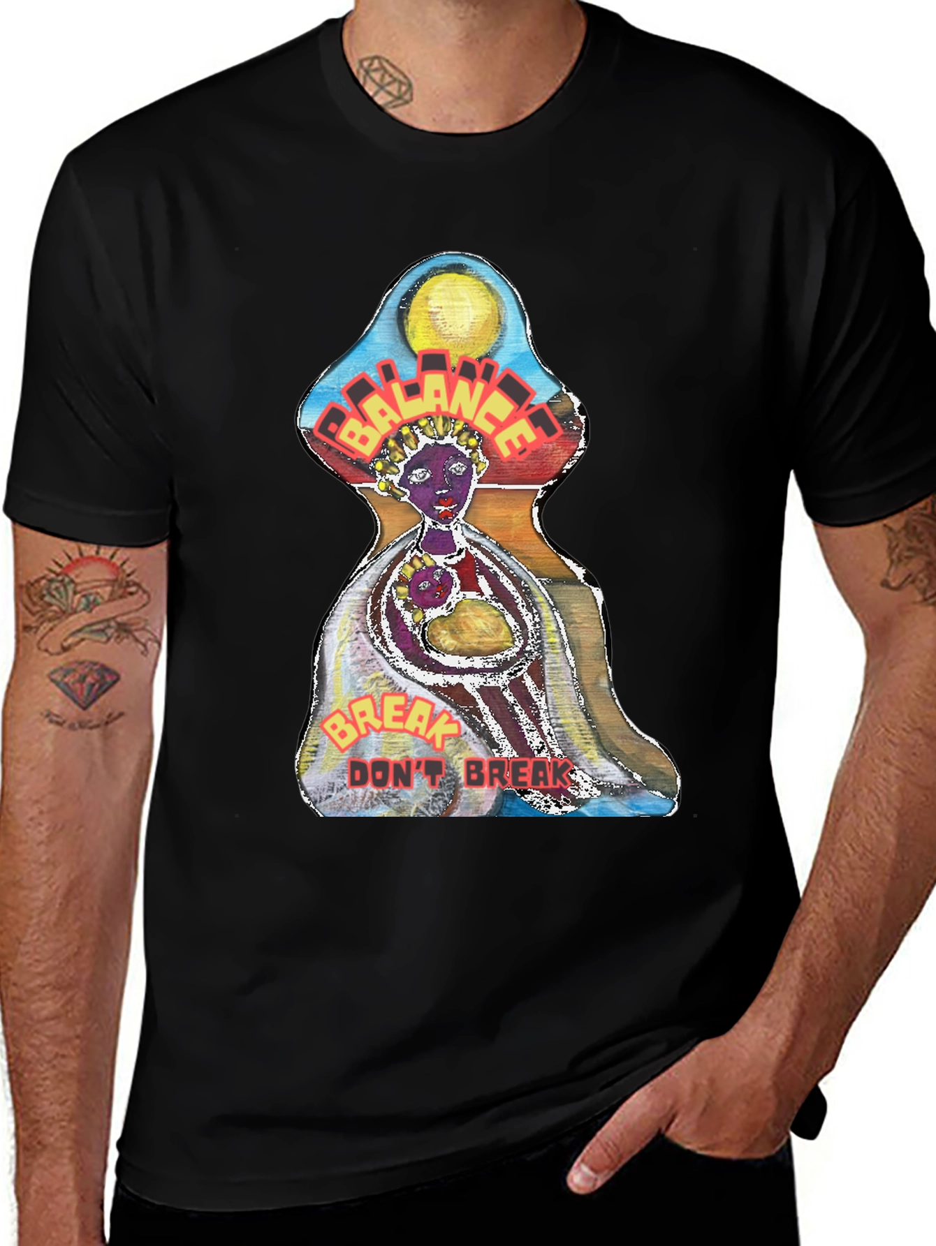Balance Graphic Print Tee