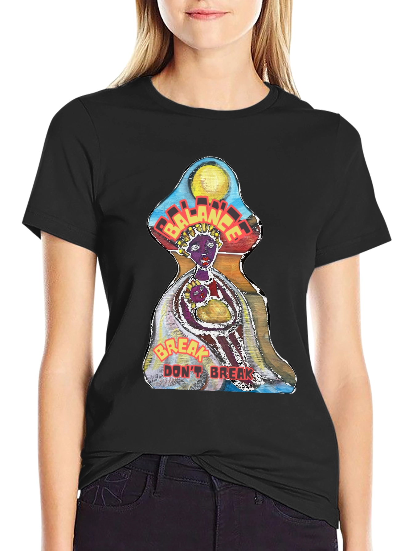 Balance Graphic Print Tee