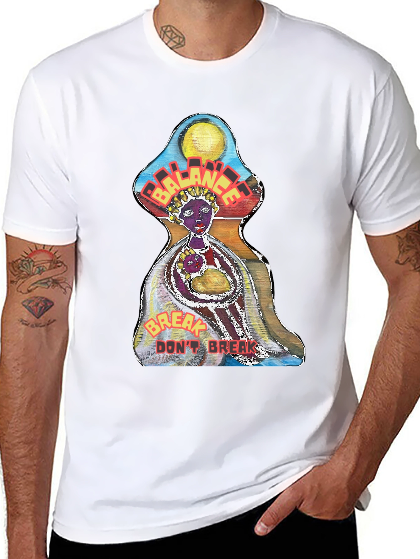 Balance Graphic Print Tee