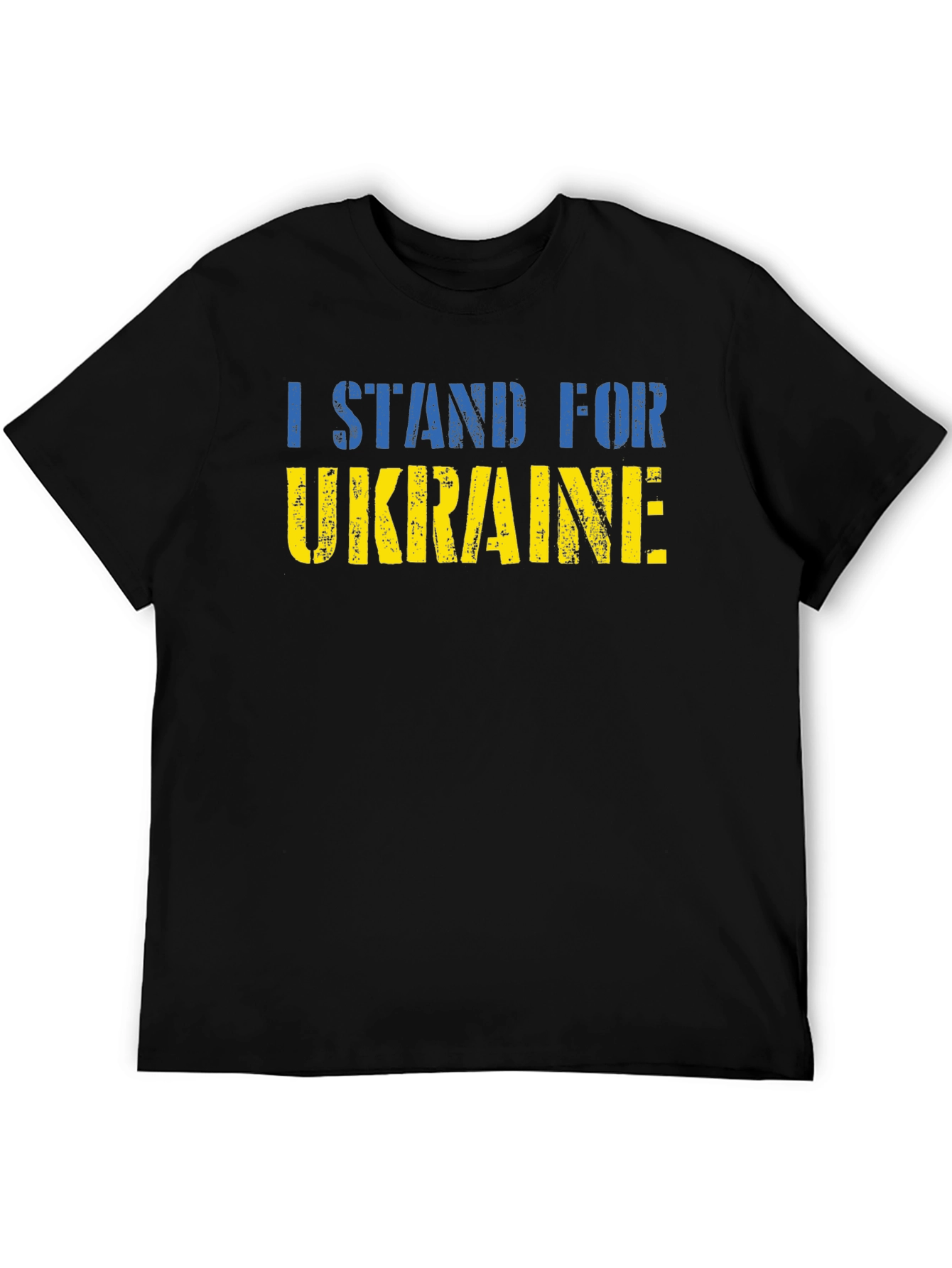 I Stand For Ukraine Graphic Tee - Black