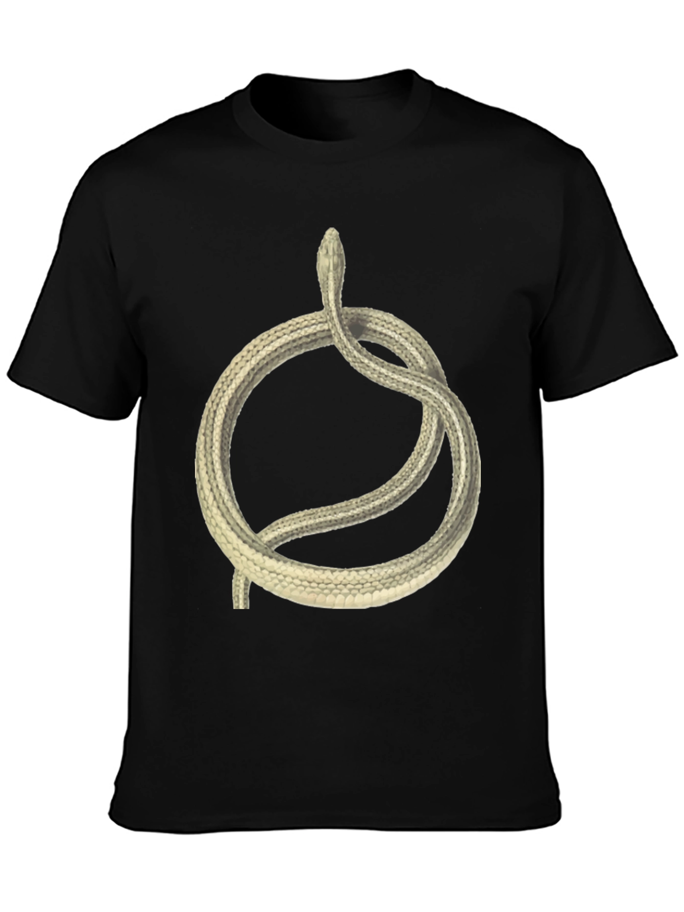 Snake Circle Graphic T-Shirt - Unique Animal Tee