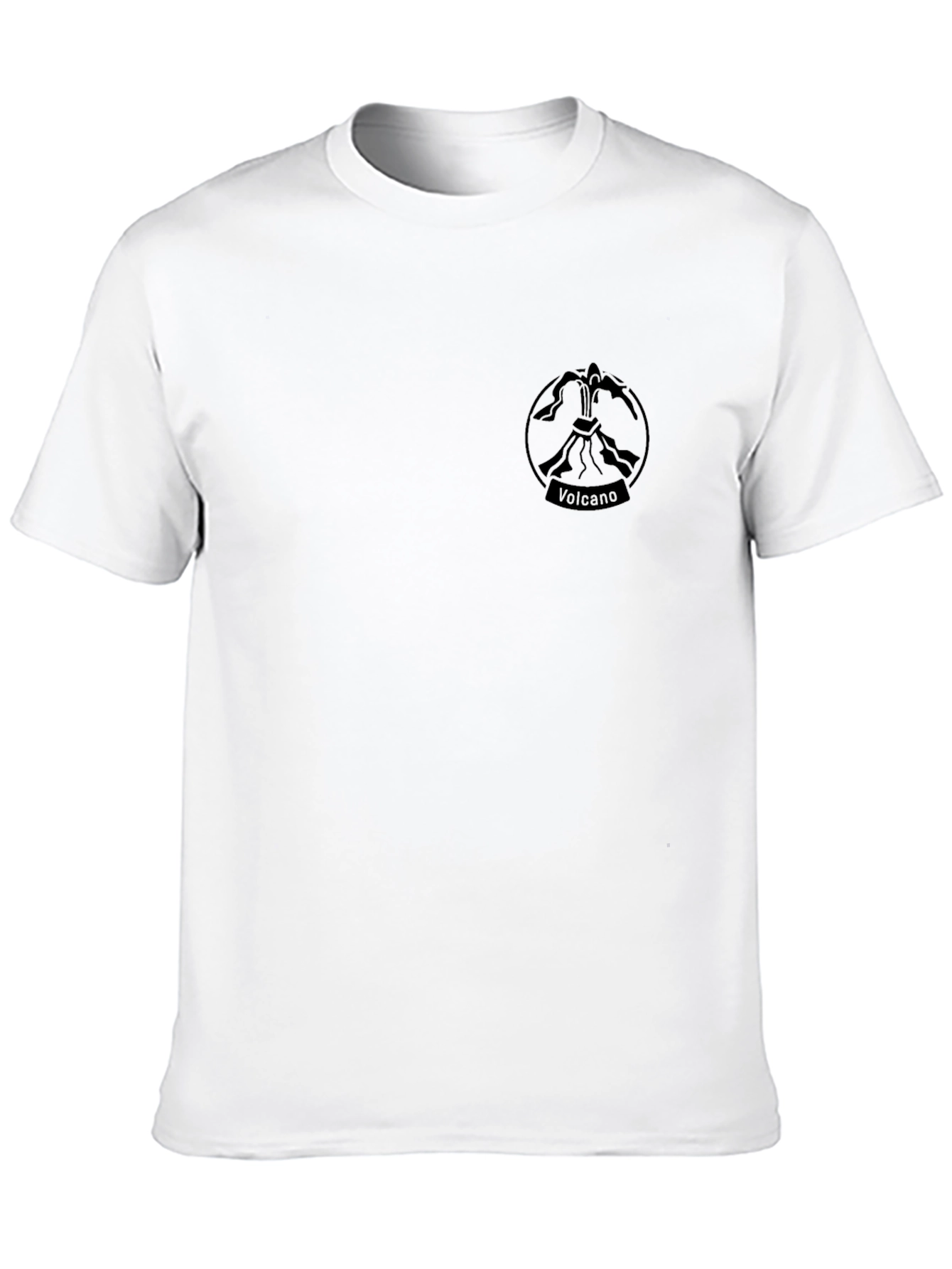 Black Volcano Graphic T-Shirt