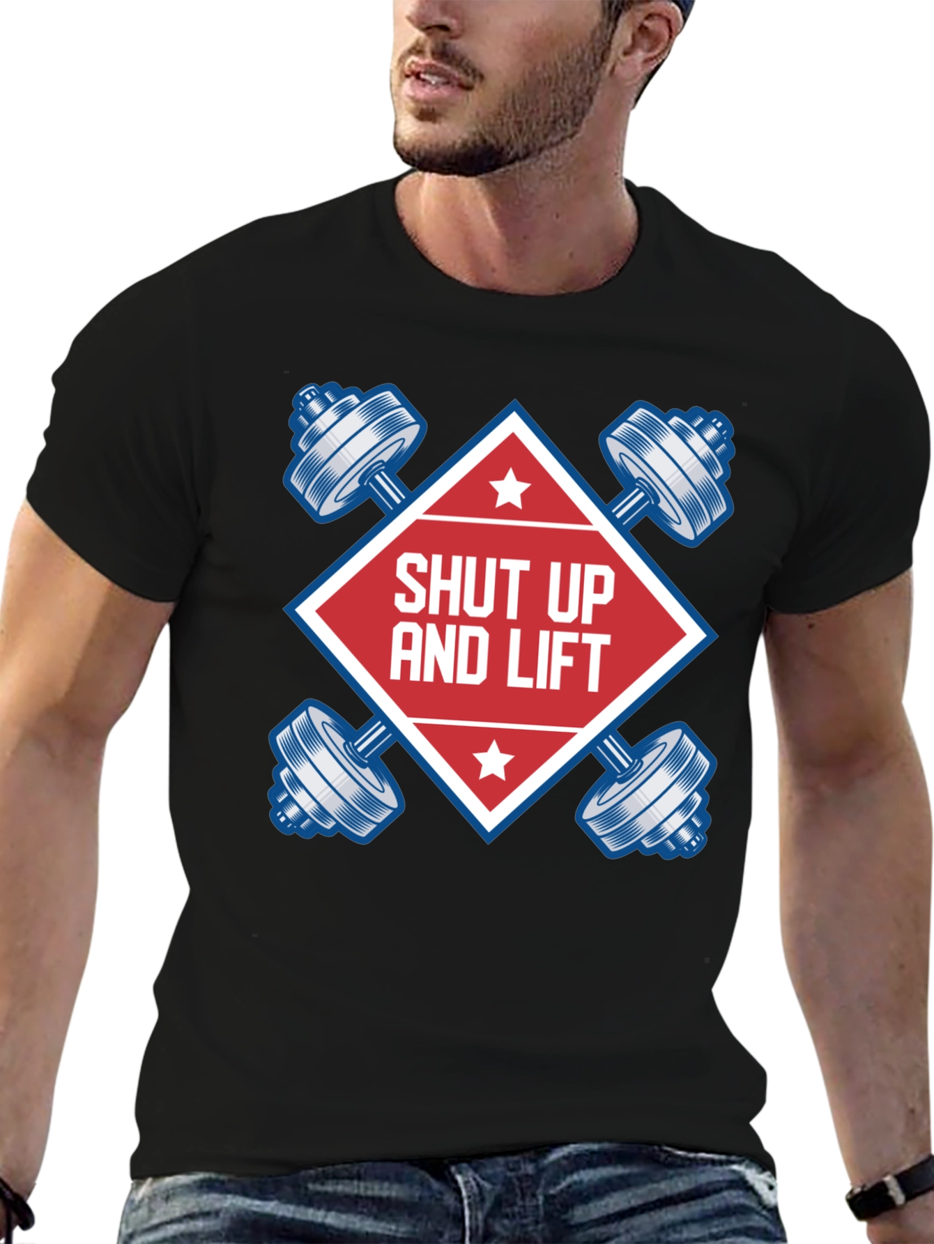 Shut Up and Lift Black T-Shirt