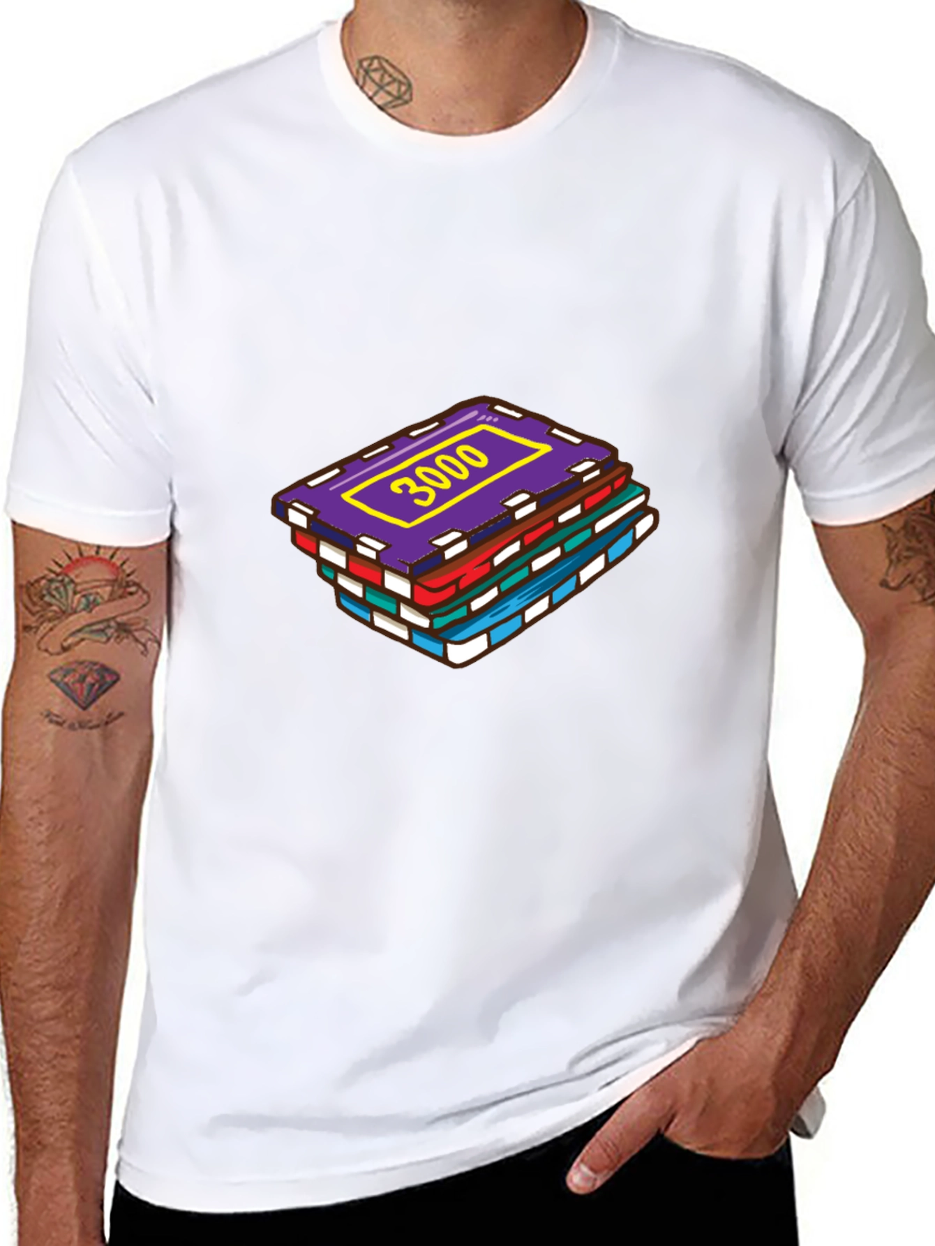 Casino Chip Stack Graphic Tee