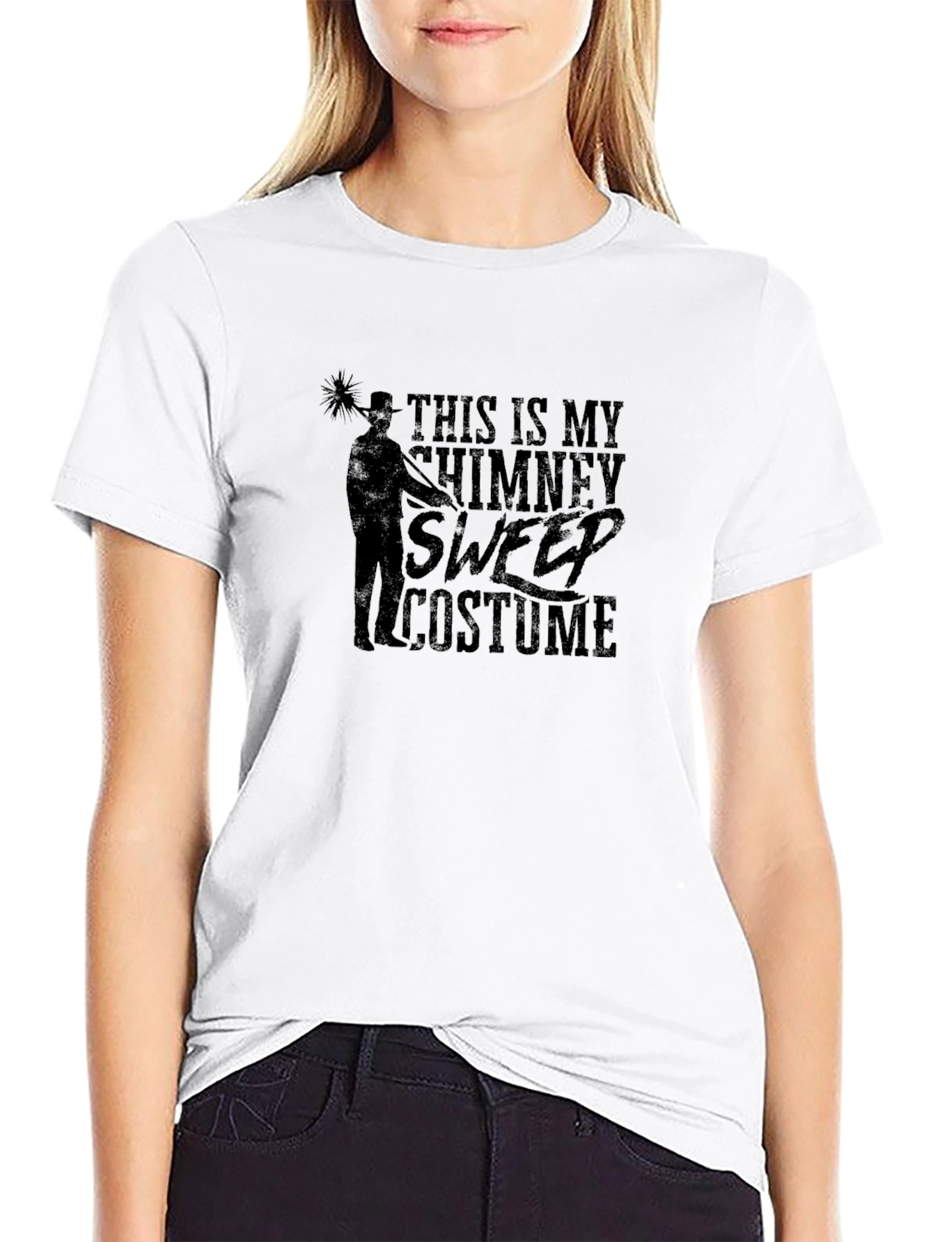 Chimney Sweep Costume T-Shirt - Novelty Humor Tee