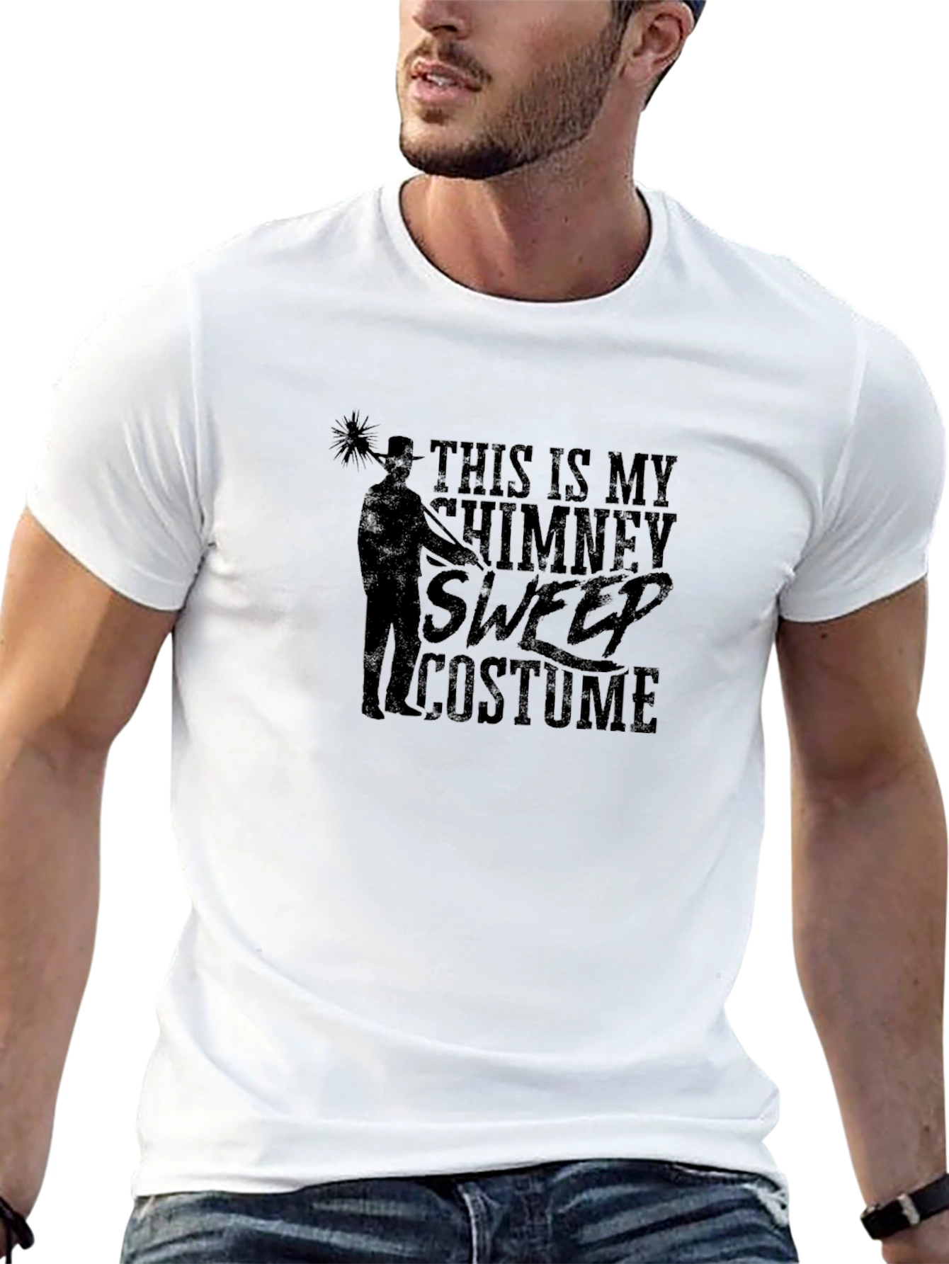 Chimney Sweep Costume T-Shirt - Novelty Humor Tee
