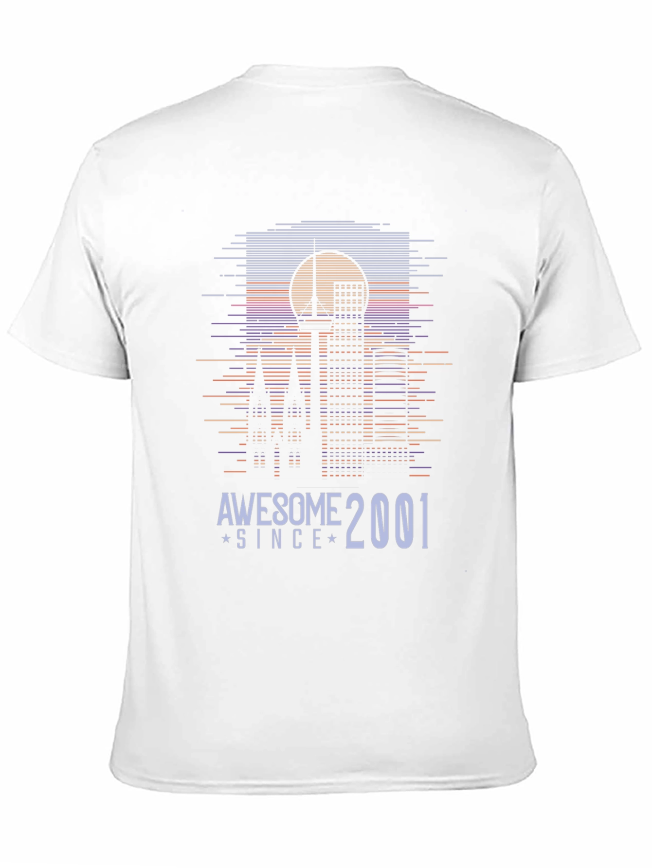 Awesome Since 2001 Cityscape Graphic Tee