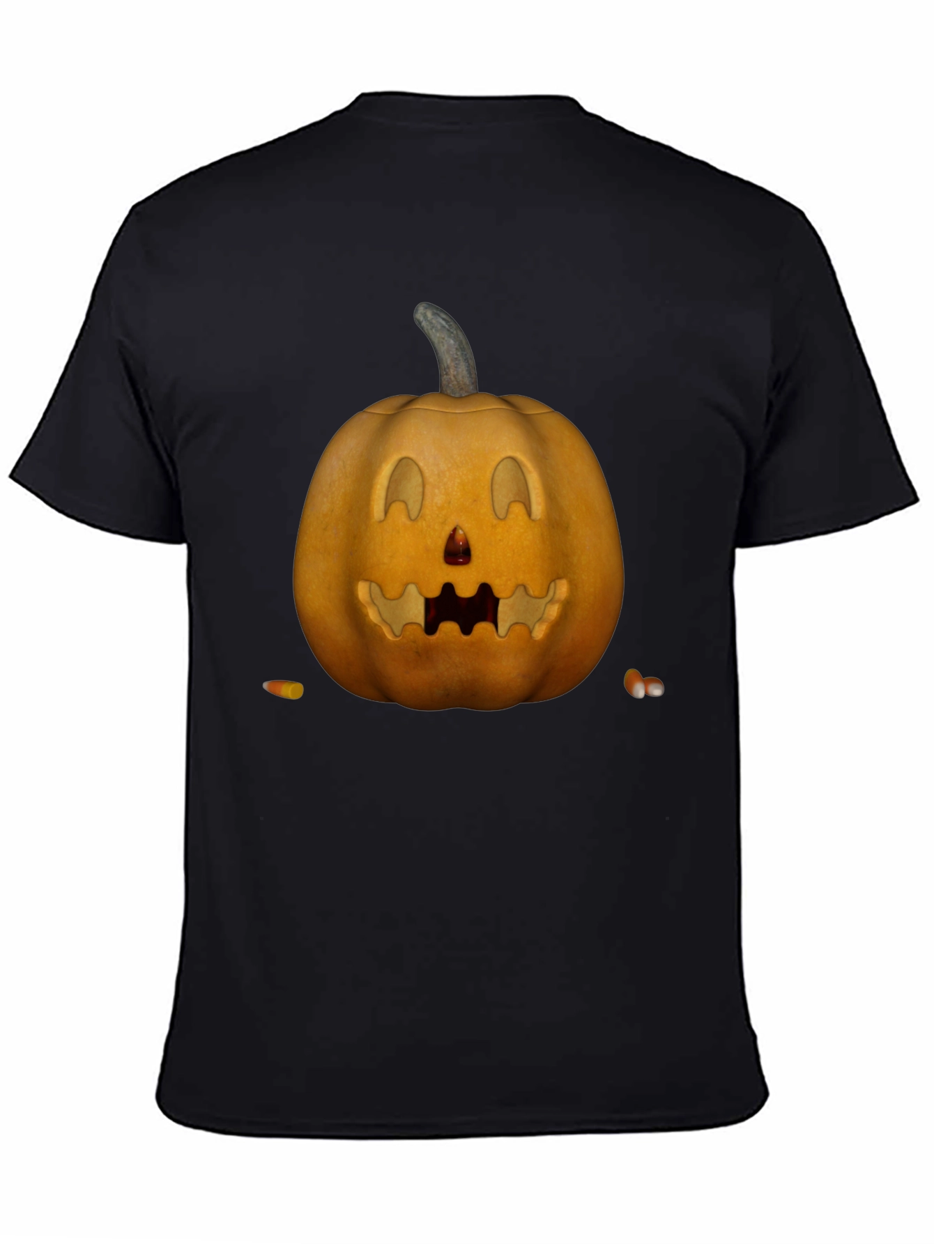 Halloween Pumpkin Face T-Shirt - Spooky Season Apparel