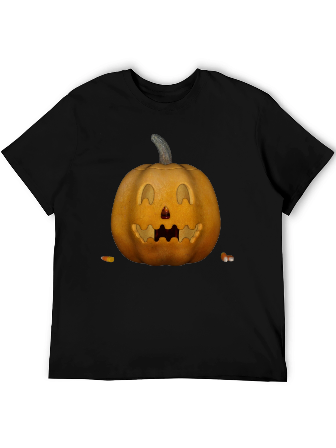 Halloween Pumpkin Face T-Shirt - Spooky Season Apparel