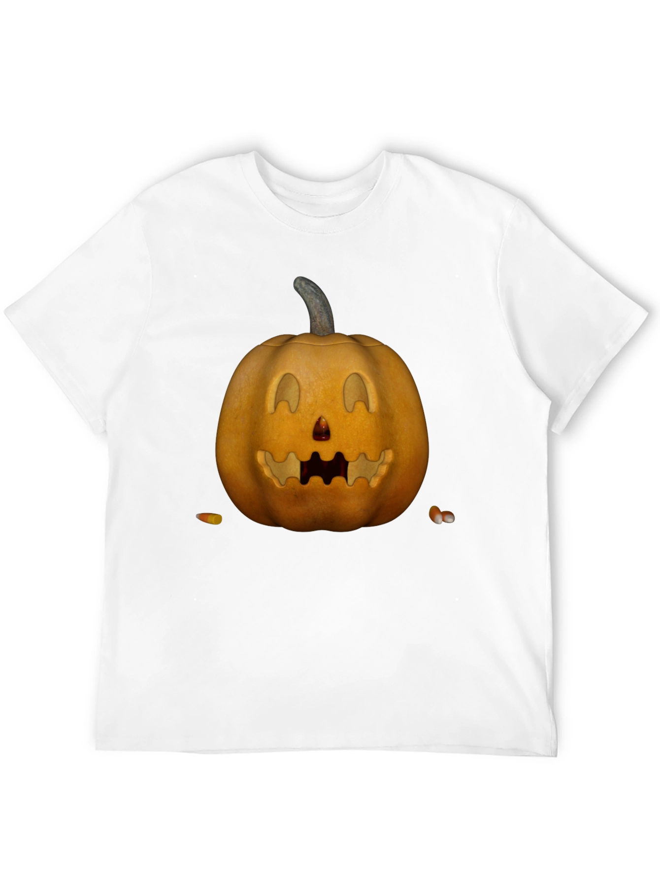 Halloween Pumpkin Face T-Shirt - Spooky Season Apparel