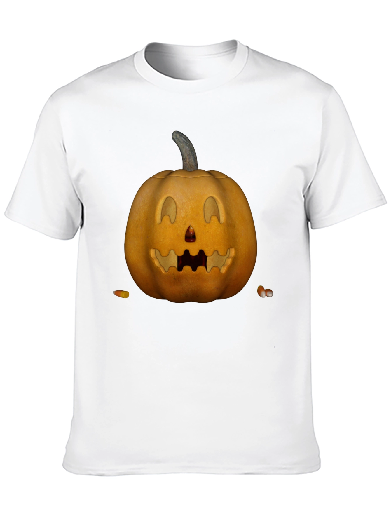 Halloween Pumpkin Face T-Shirt - Spooky Season Apparel